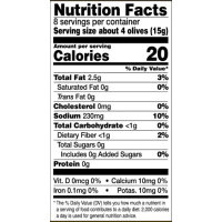 nutrition facts