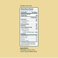 nutrition facts
