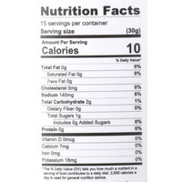 nutrition facts