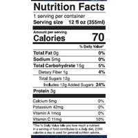 nutrition facts