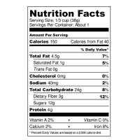 nutrition facts