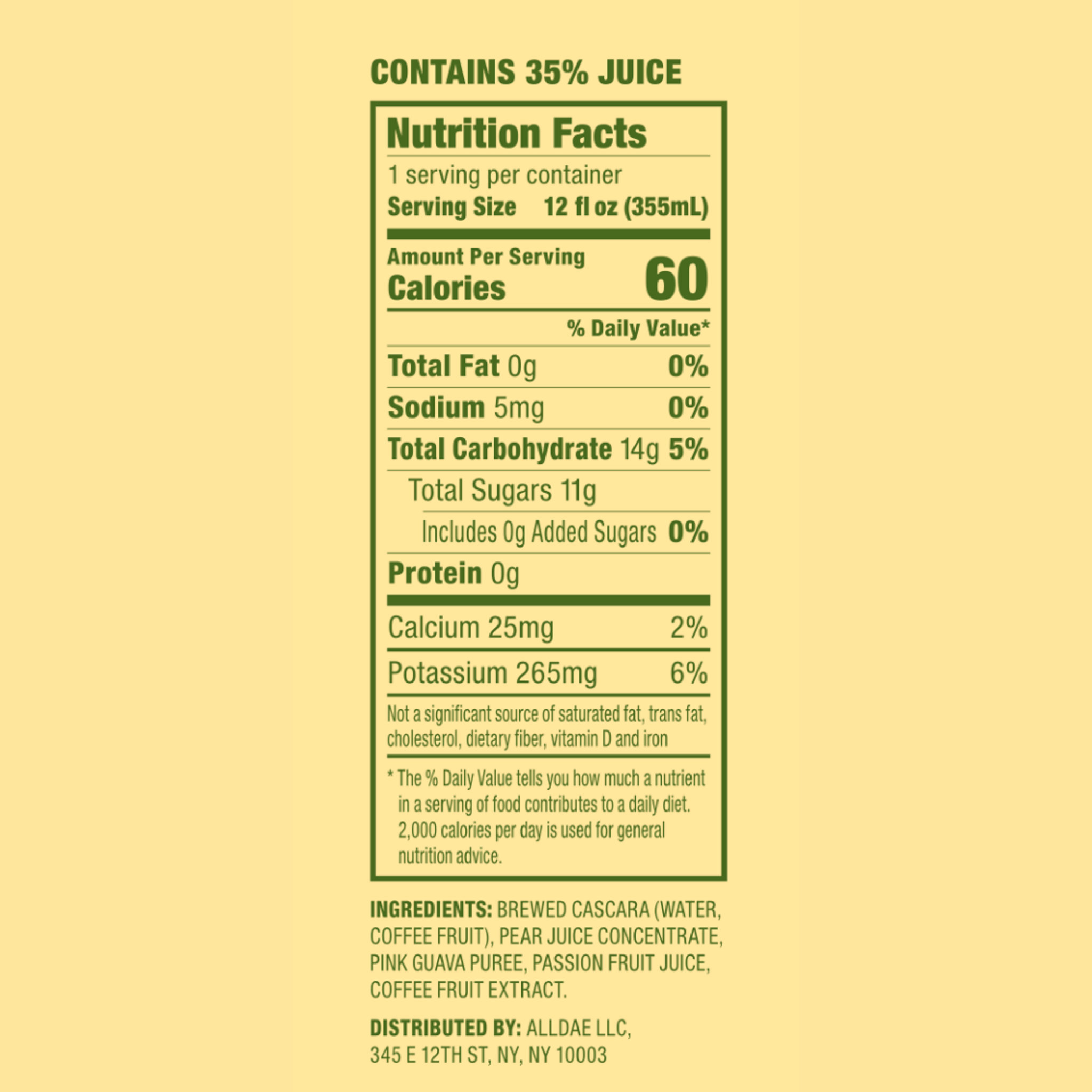 nutrition facts
