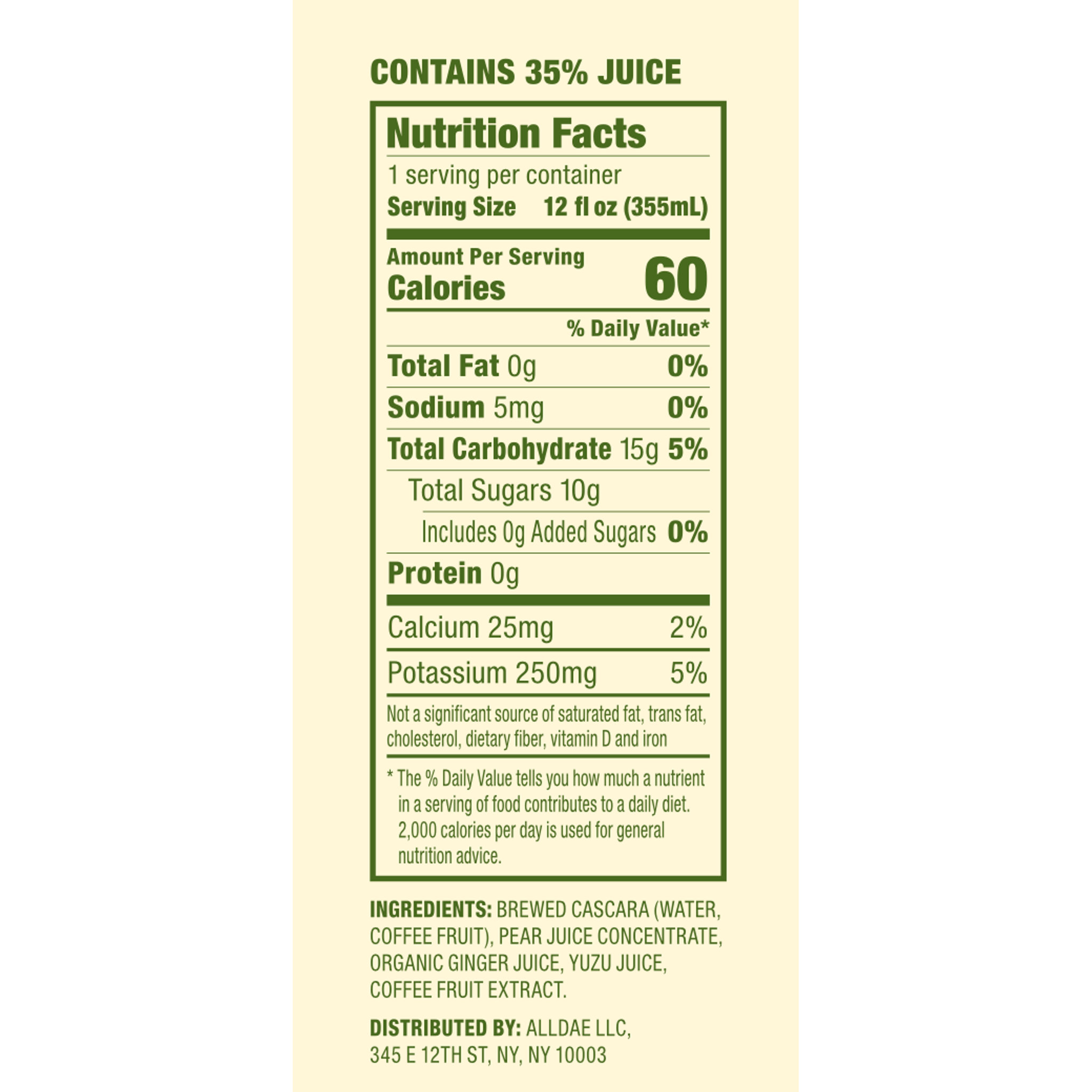 nutrition facts
