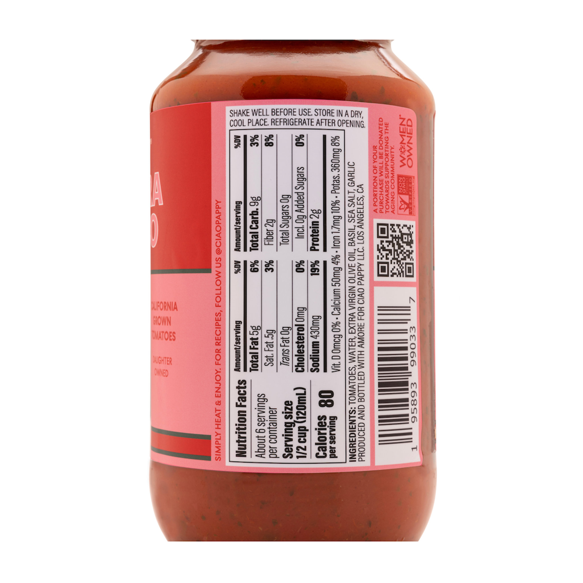 nutrition facts