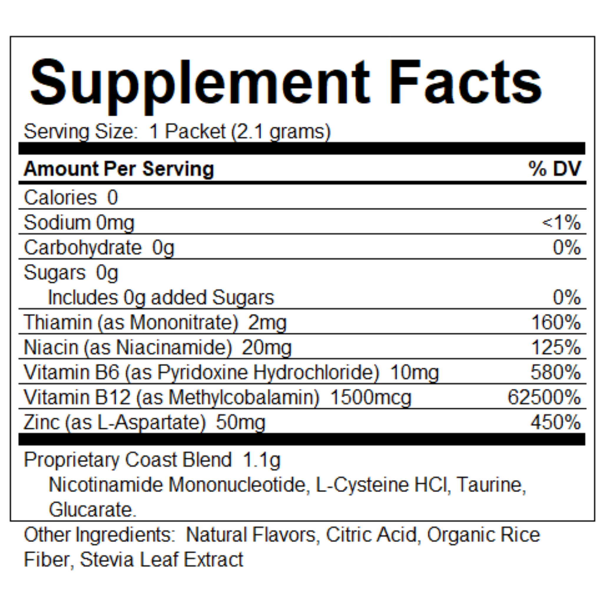 nutrition facts