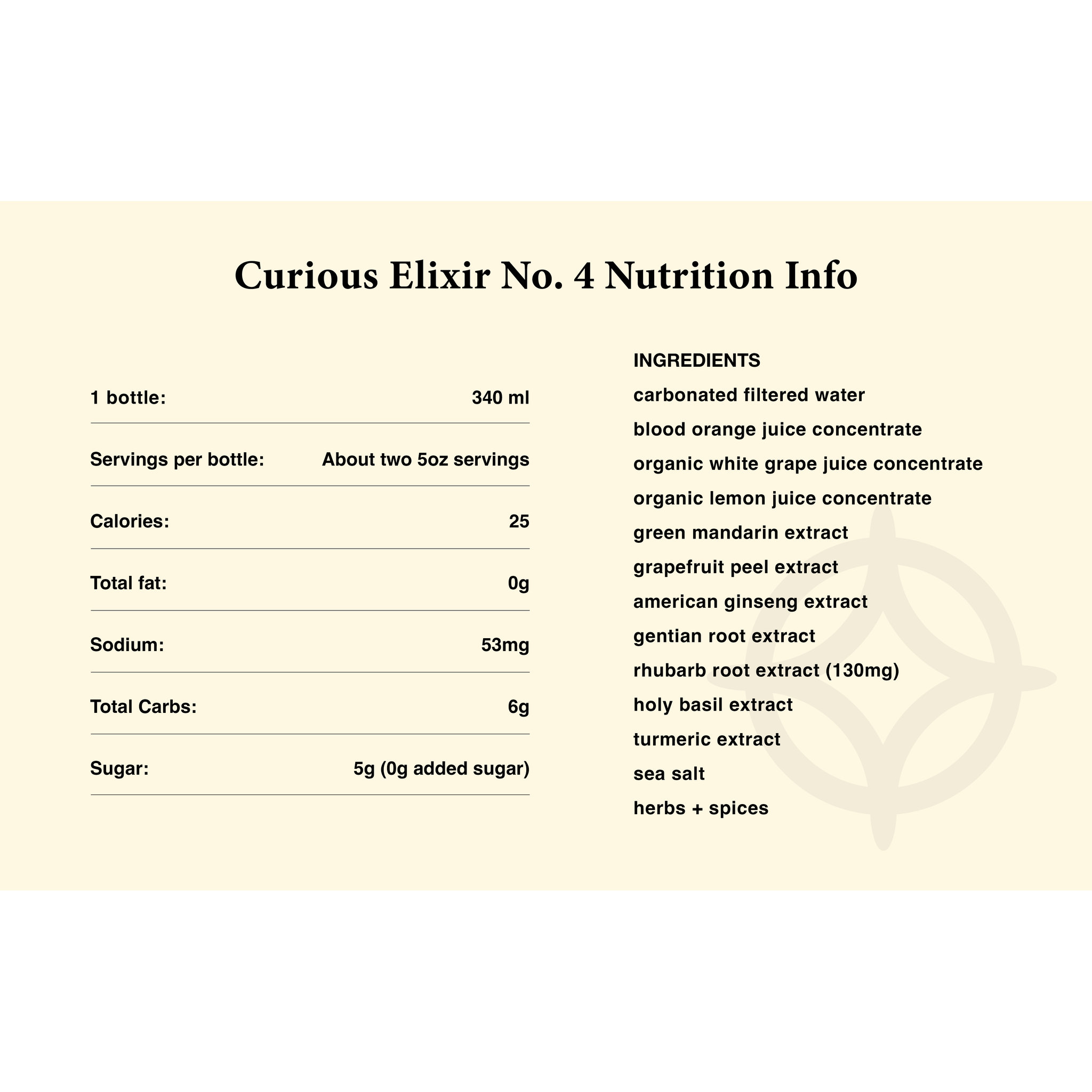 nutrition facts