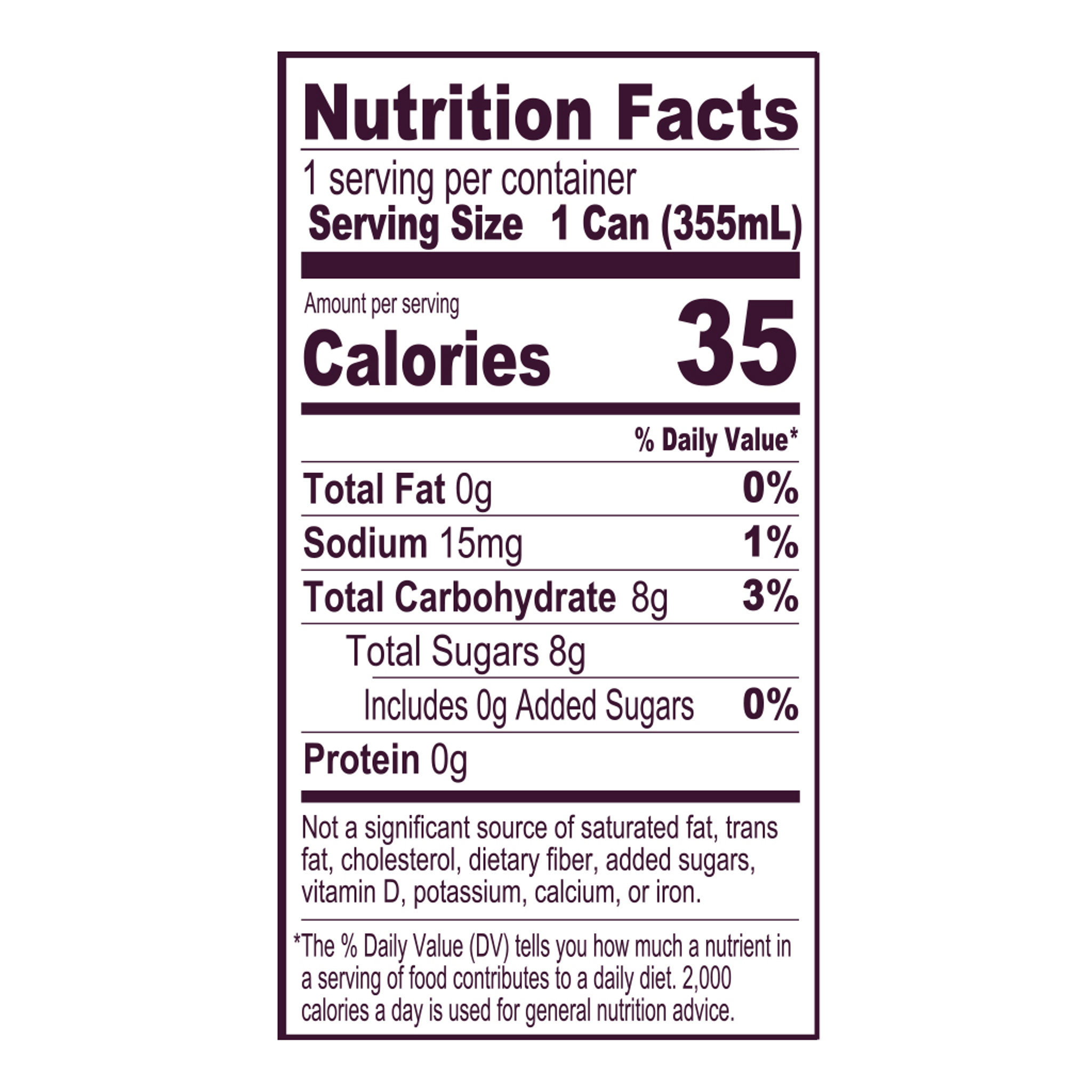 nutrition facts