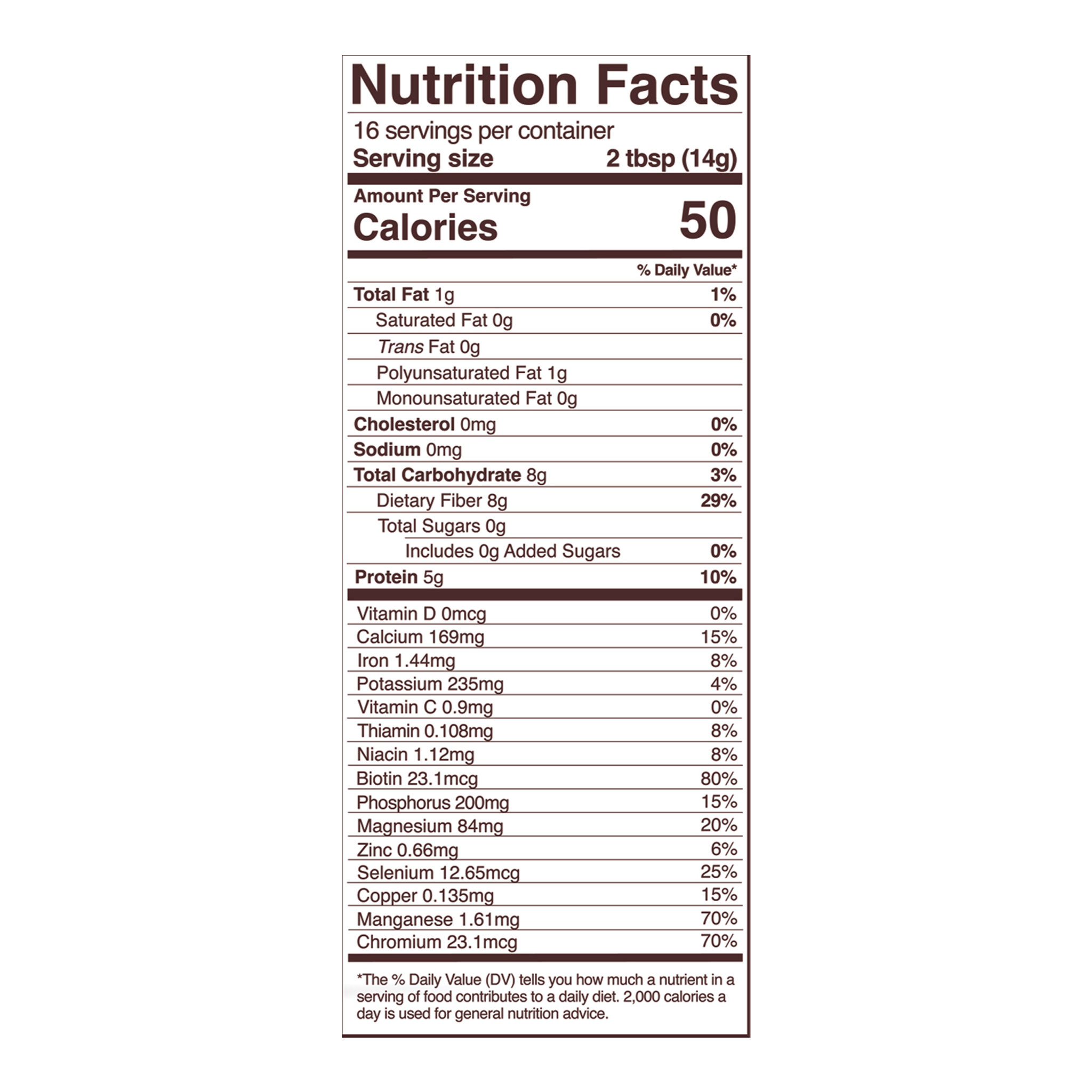 nutrition facts