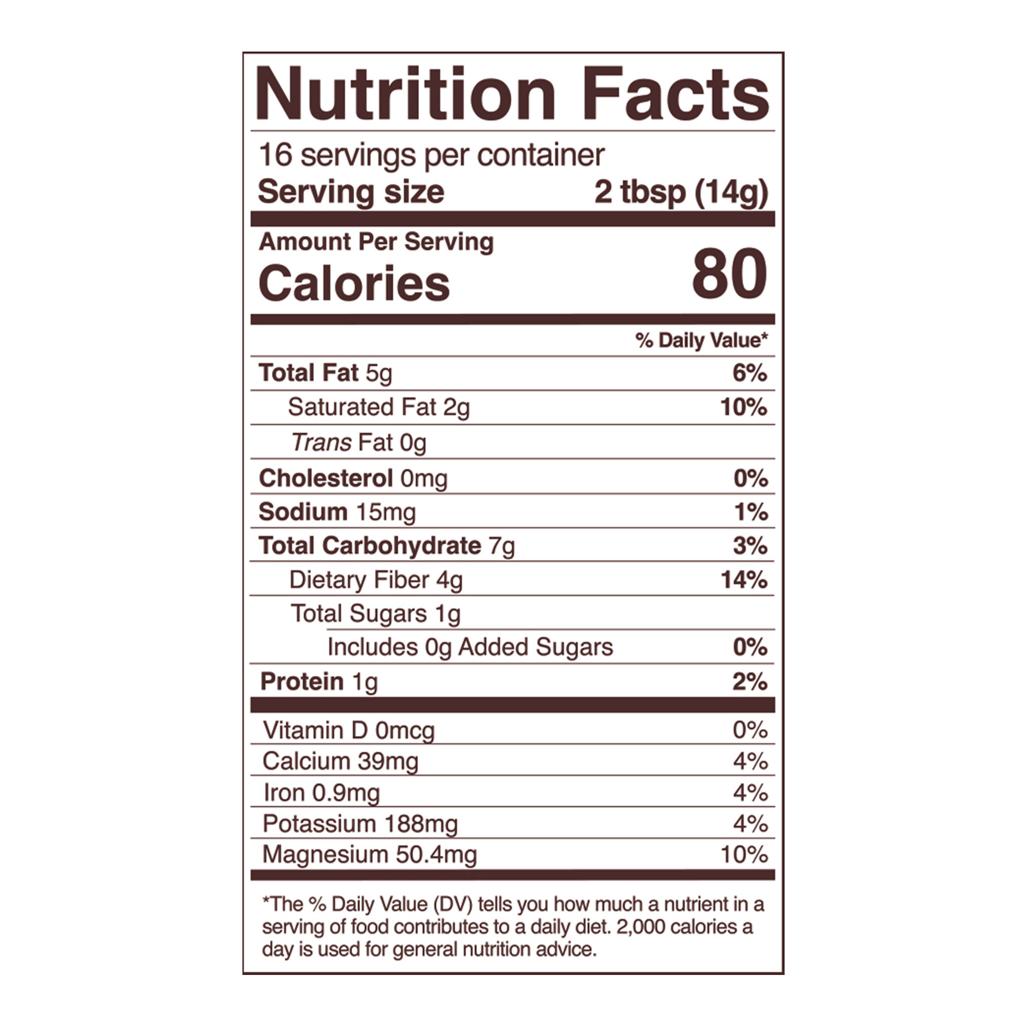 nutrition facts