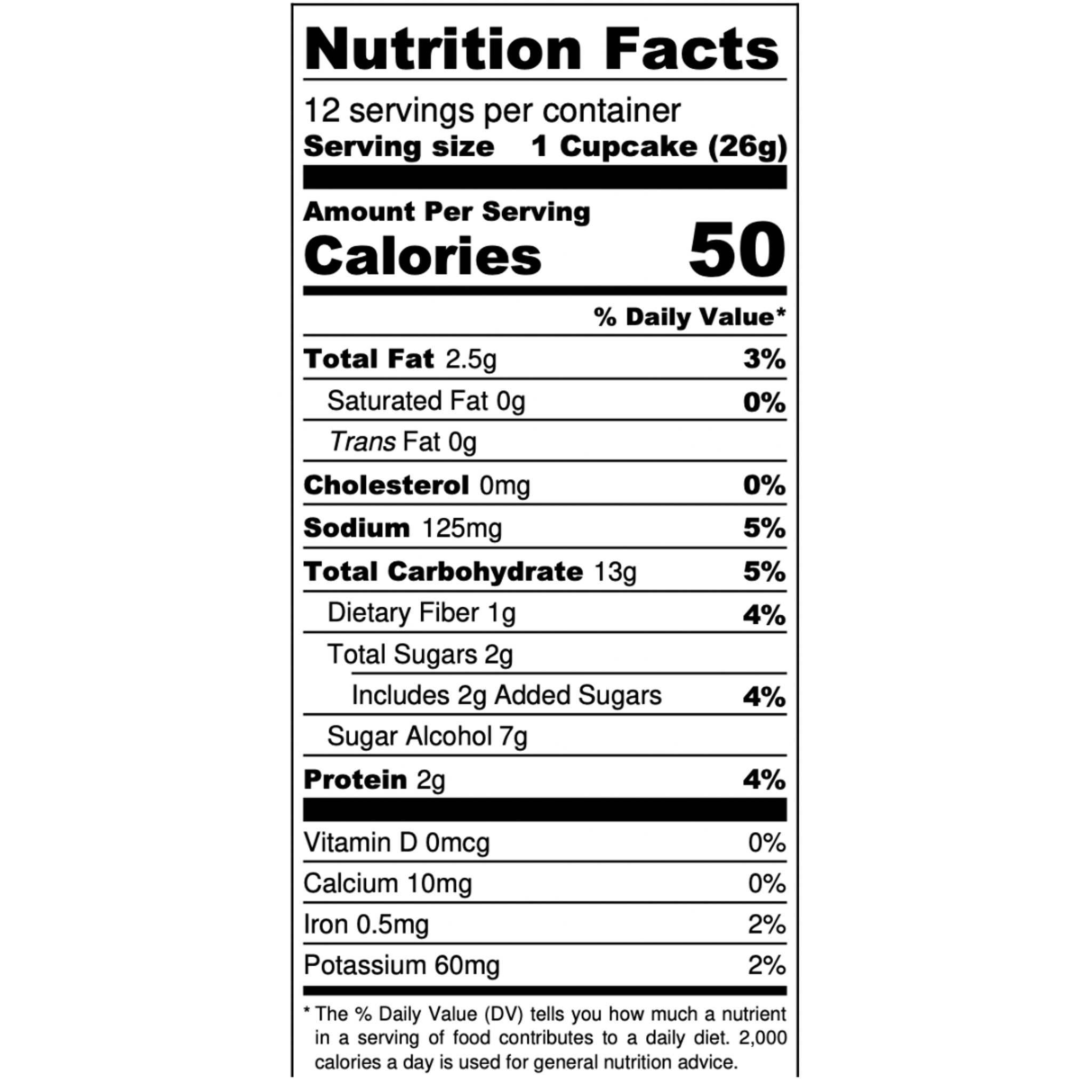 nutrition facts