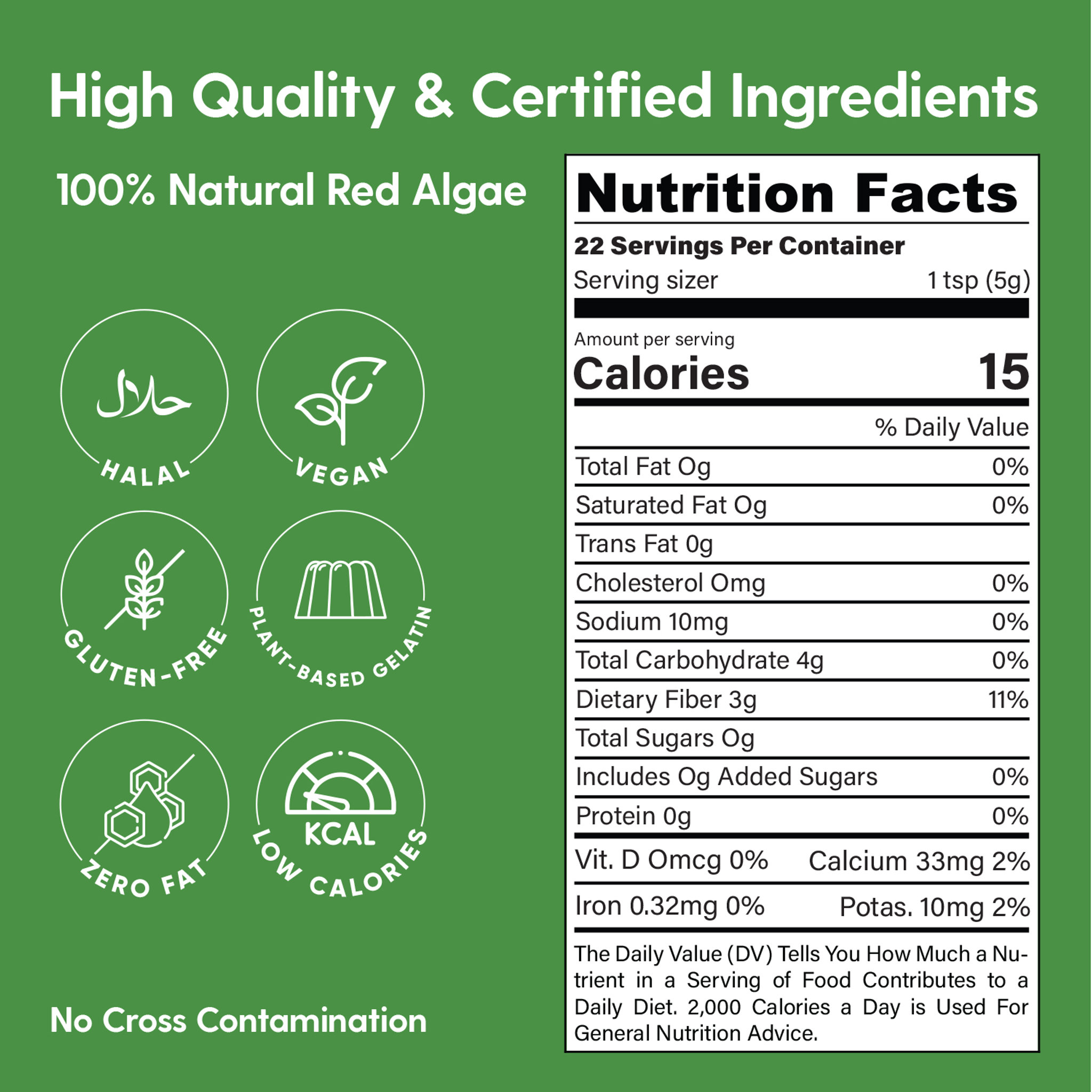 nutrition facts