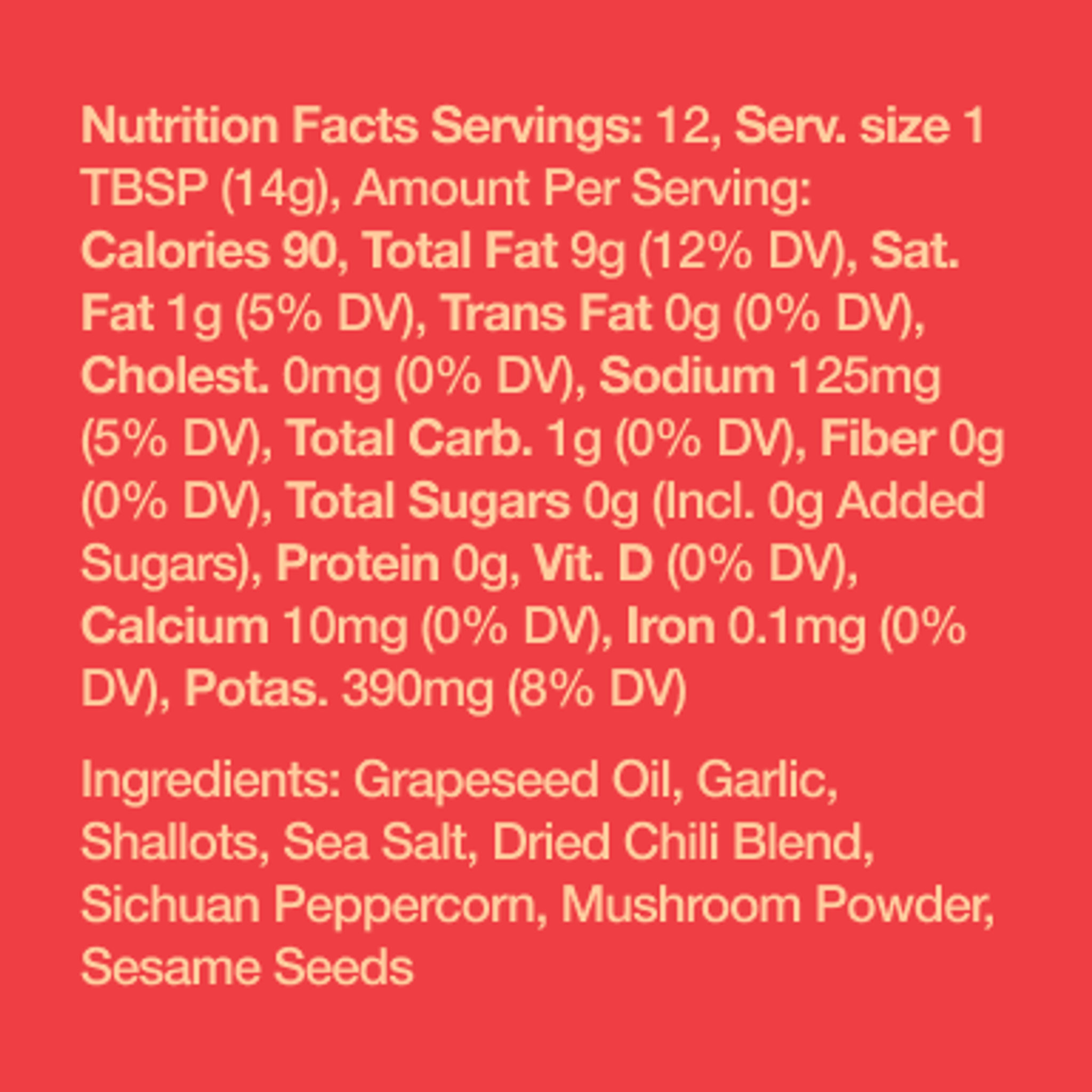 nutrition facts