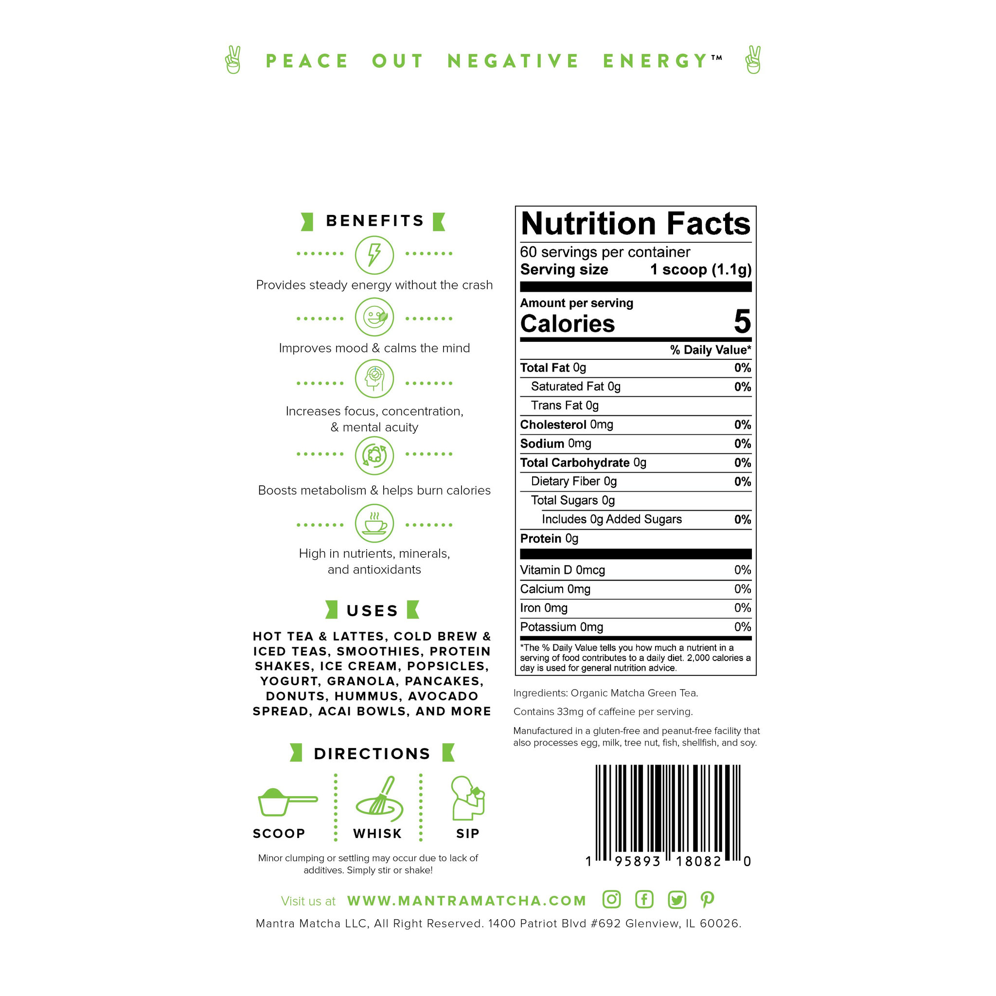 nutrition facts