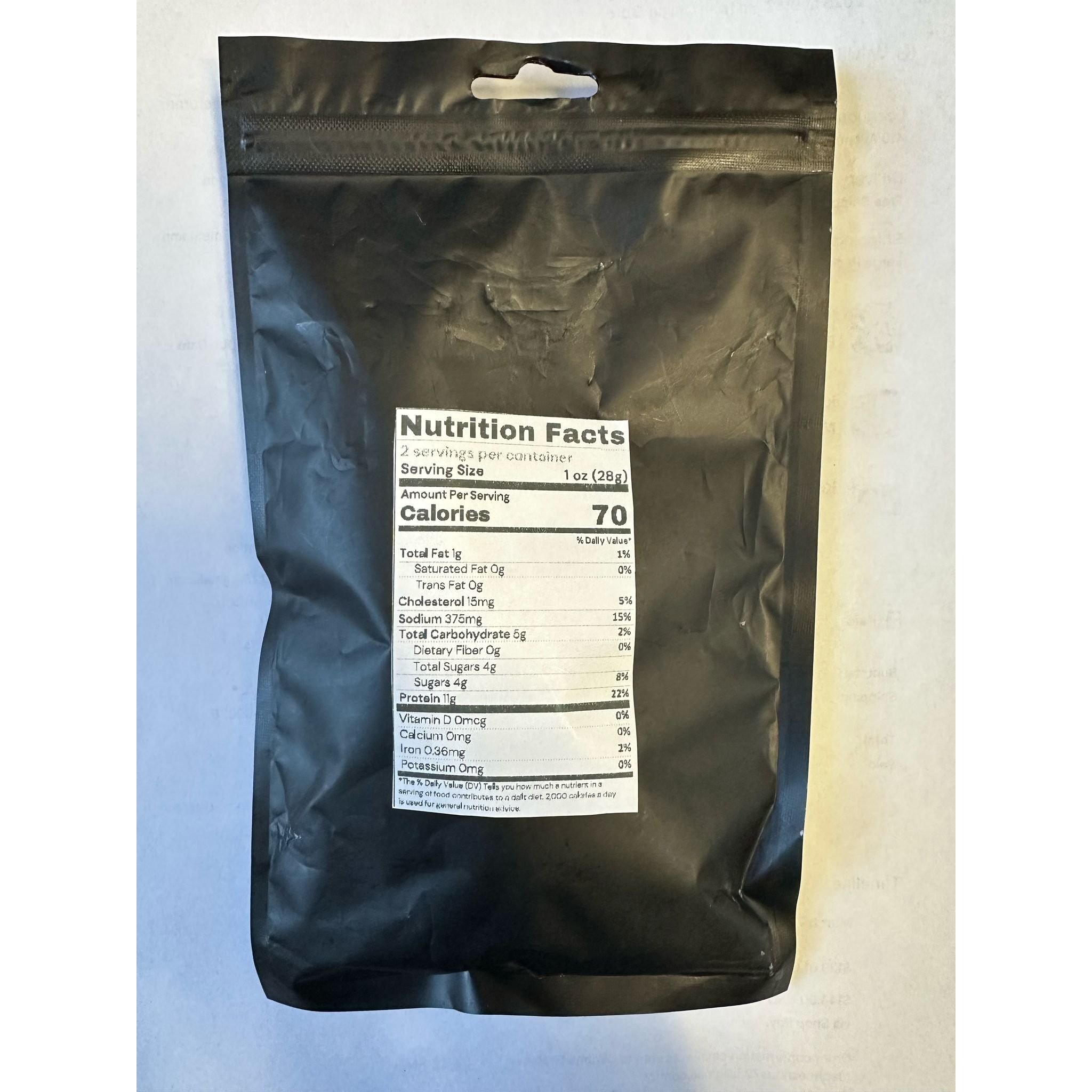 nutrition facts