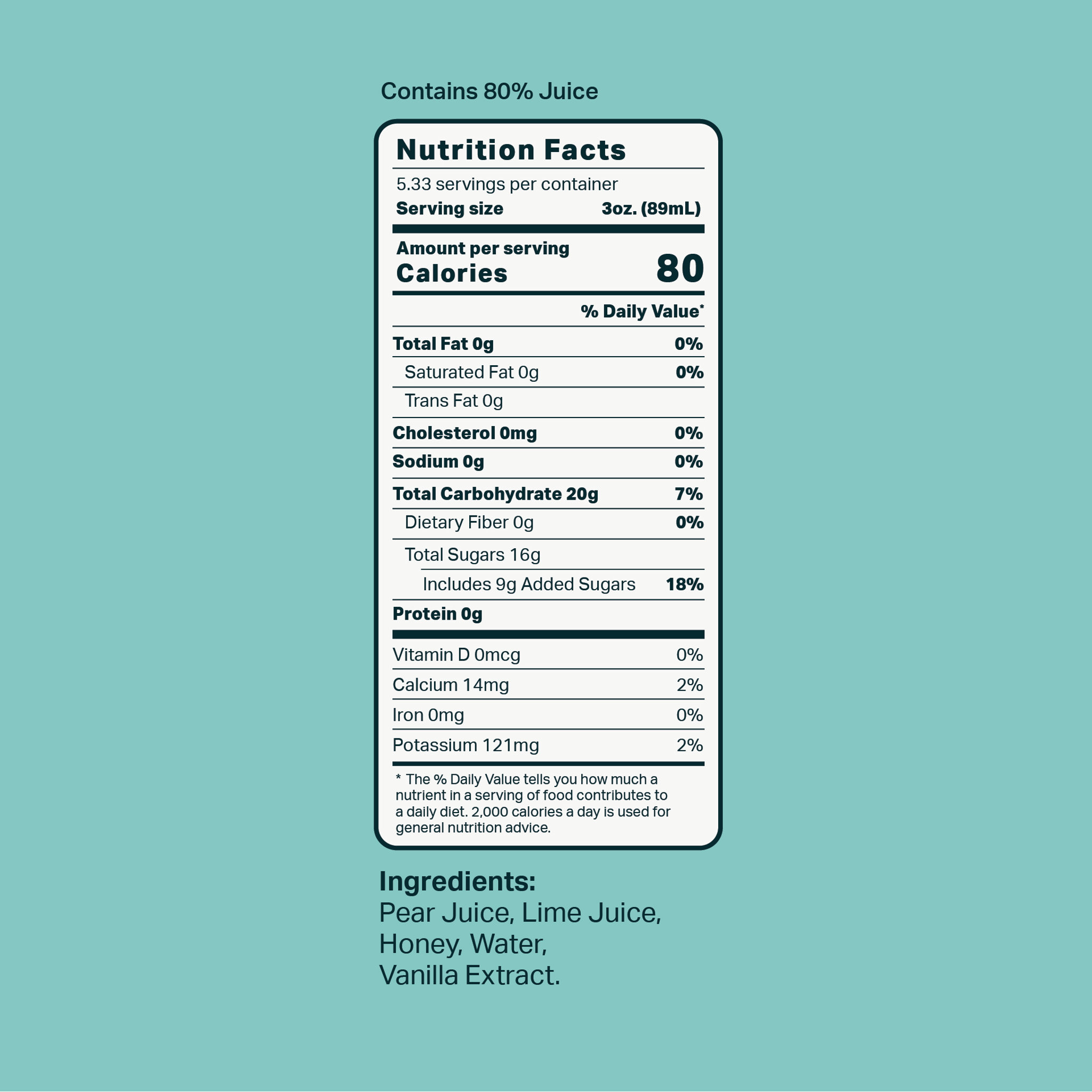 nutrition facts