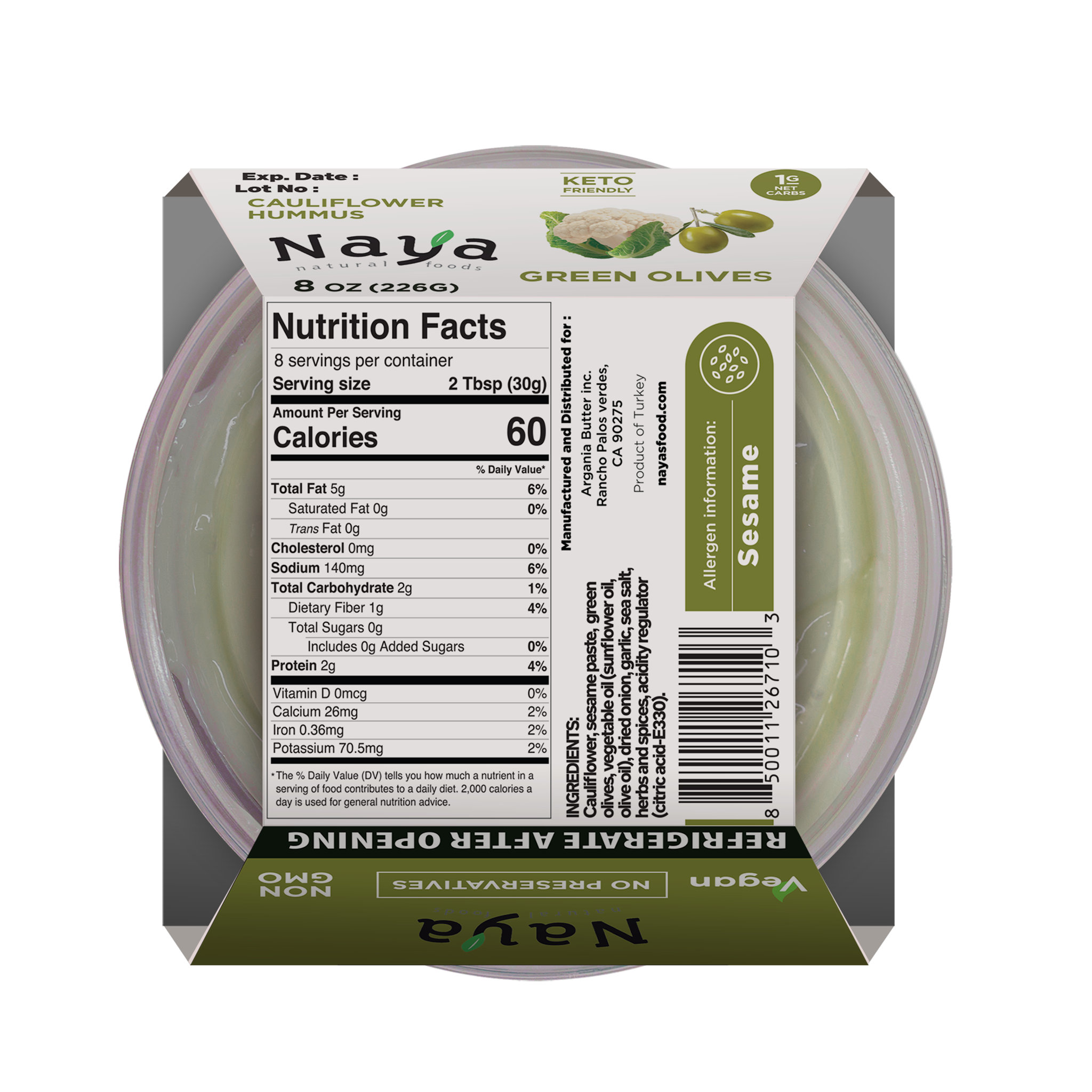 nutrition facts