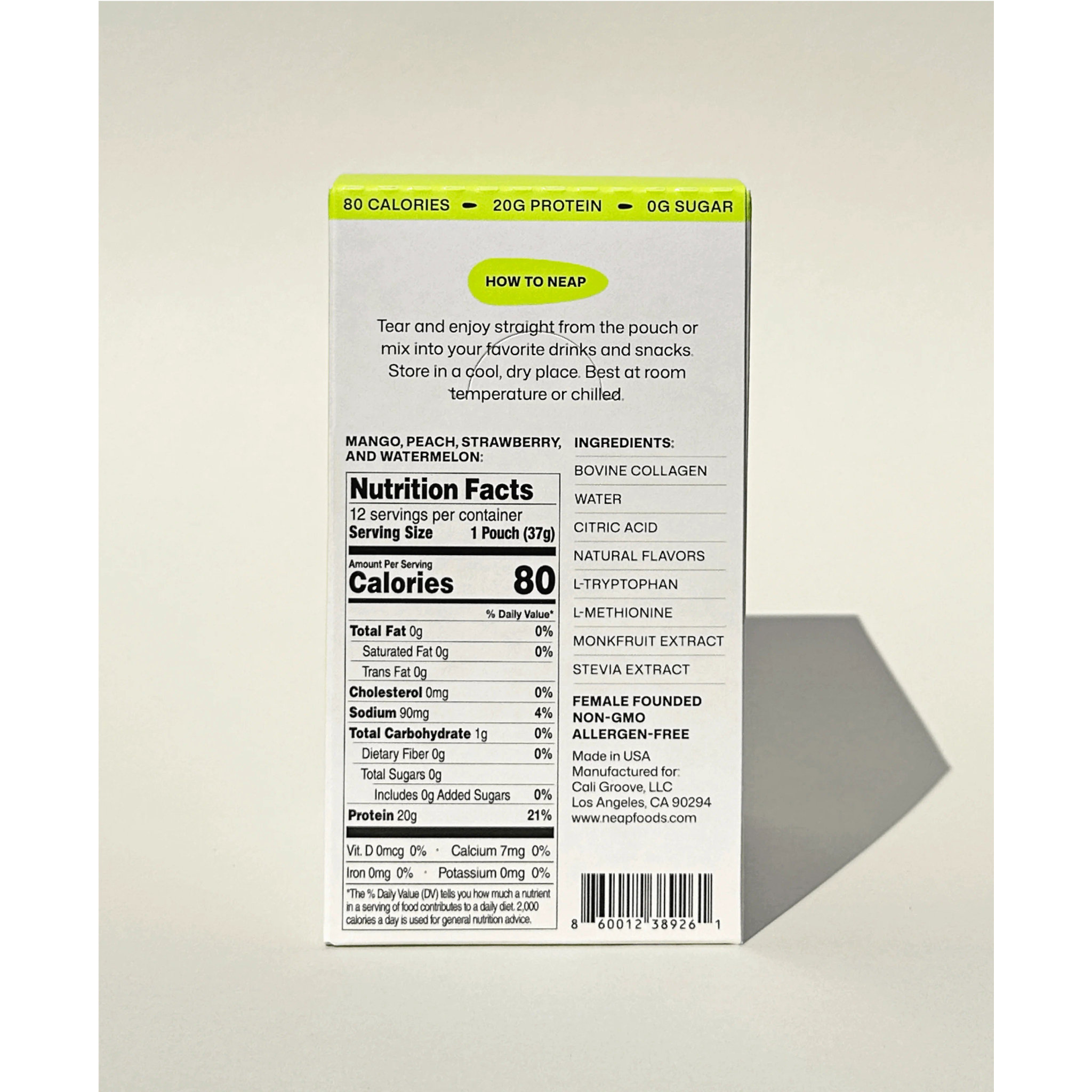 nutrition facts