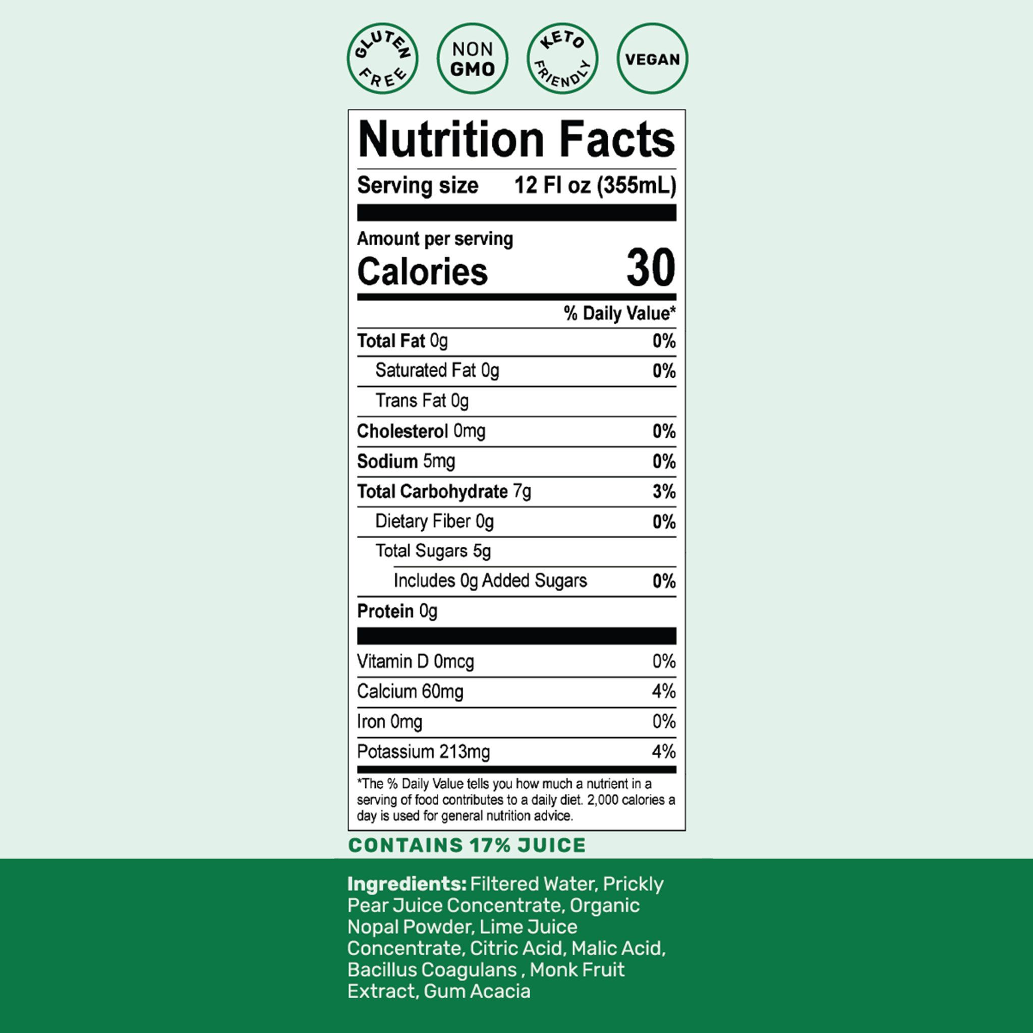 nutrition facts