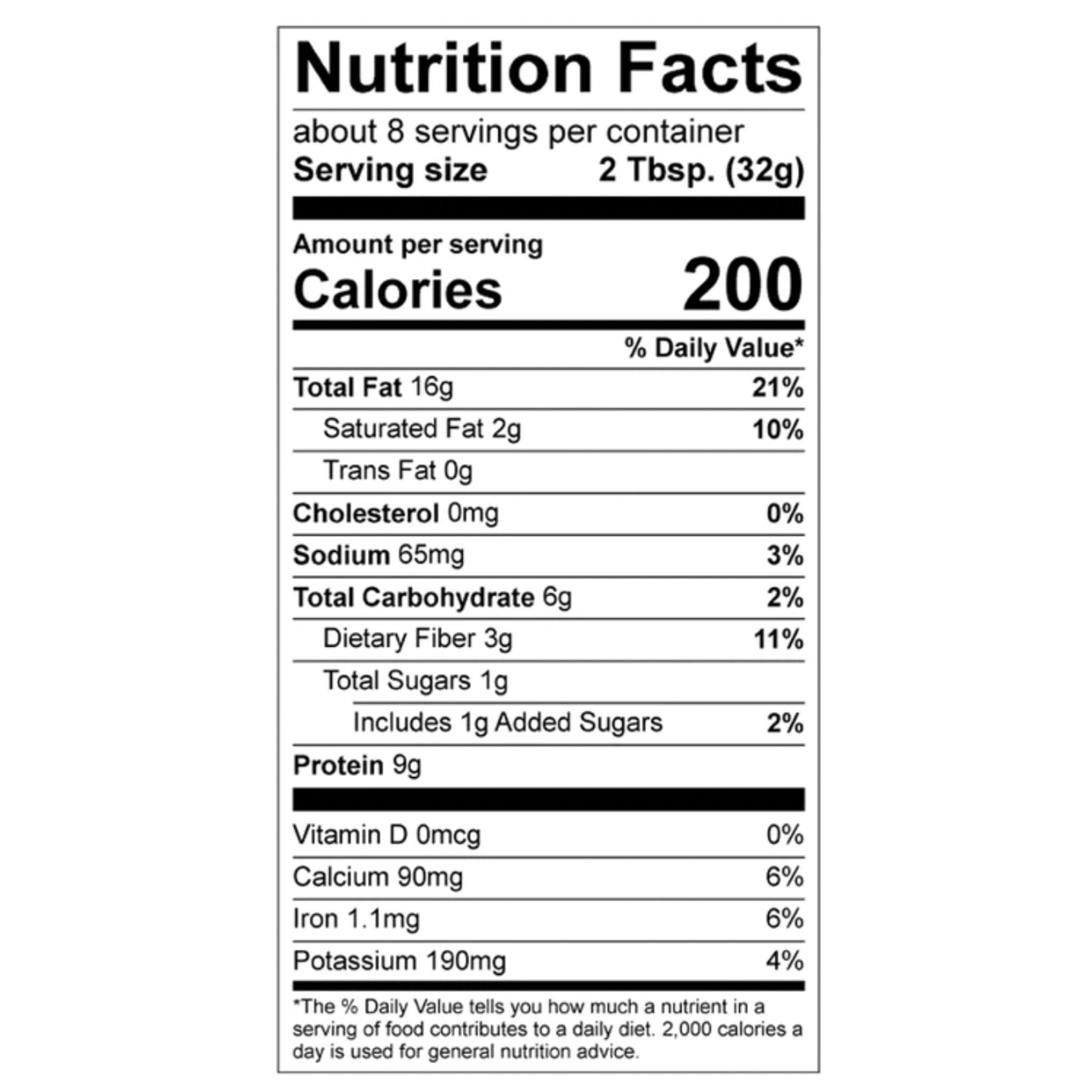 nutrition facts