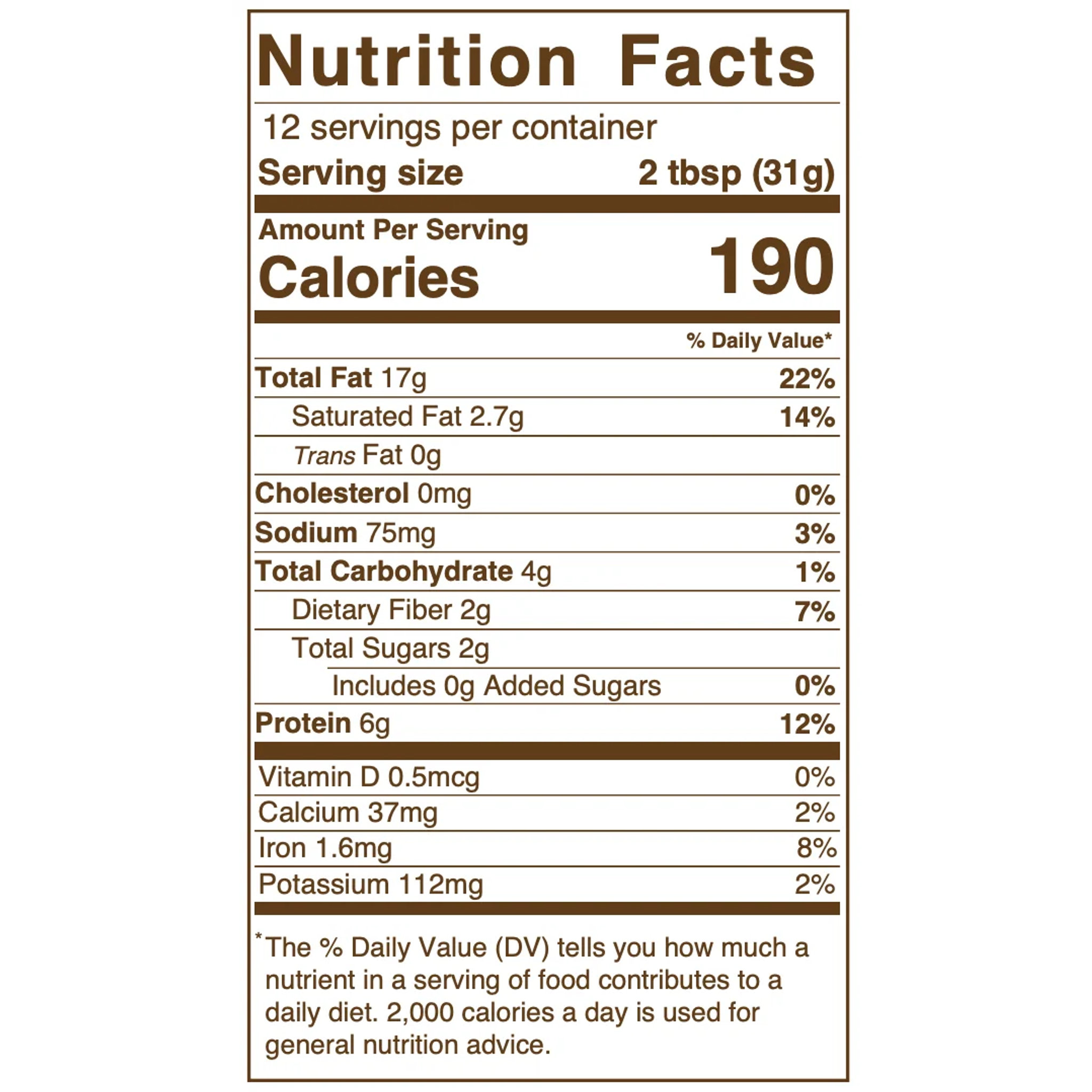 nutrition facts