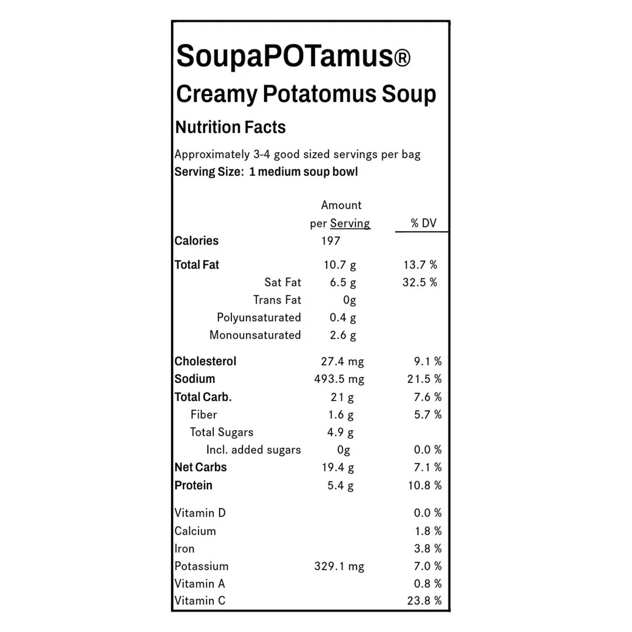 nutrition facts