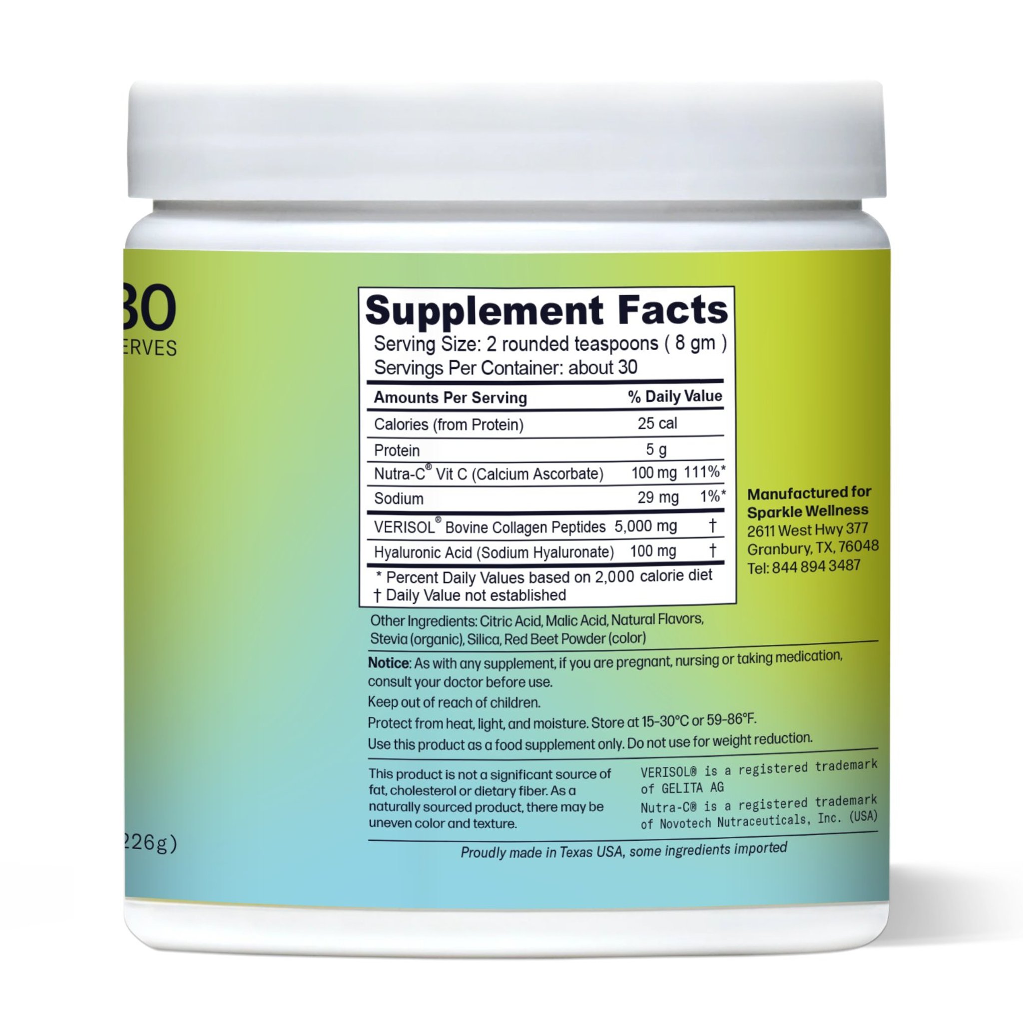 nutrition facts