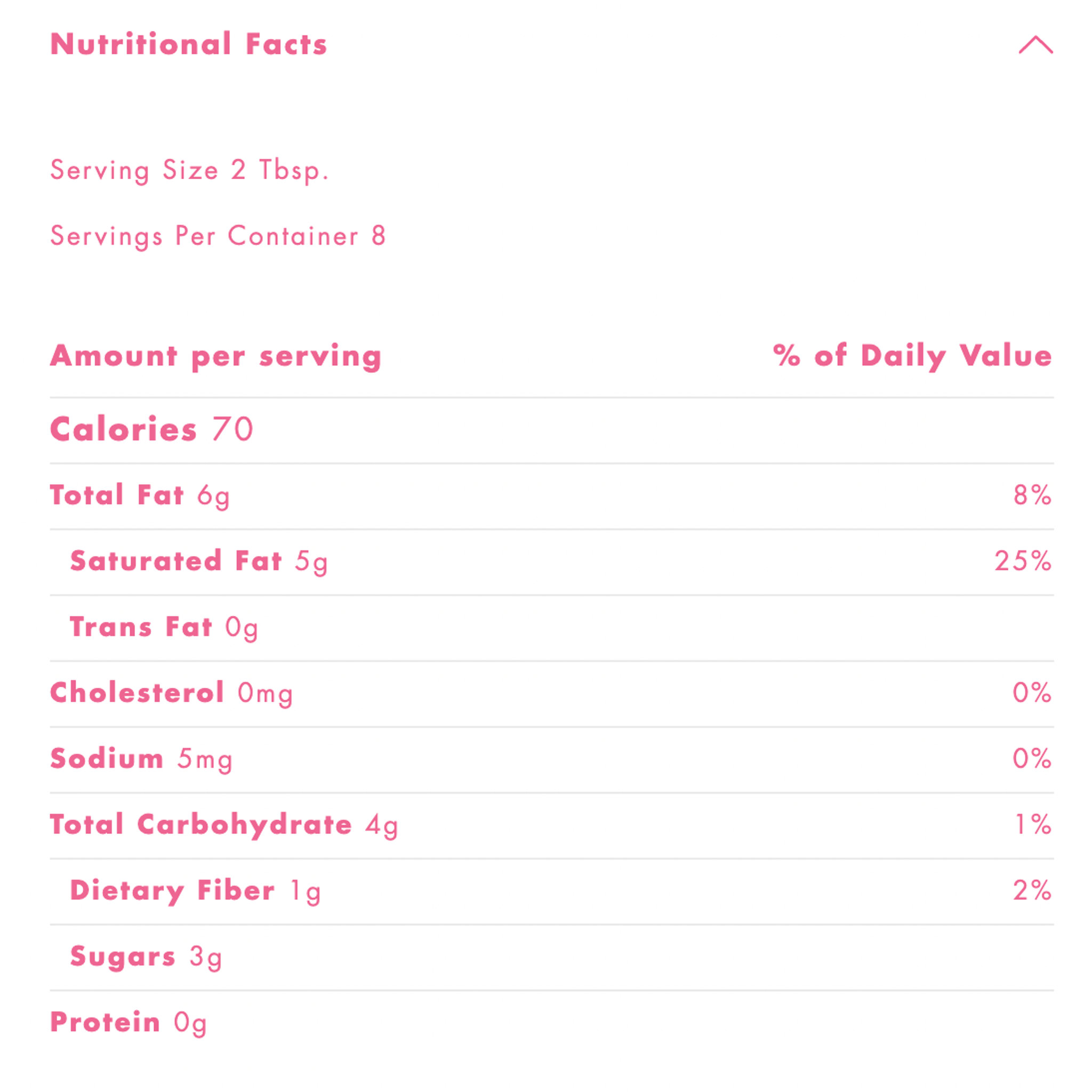 nutrition facts