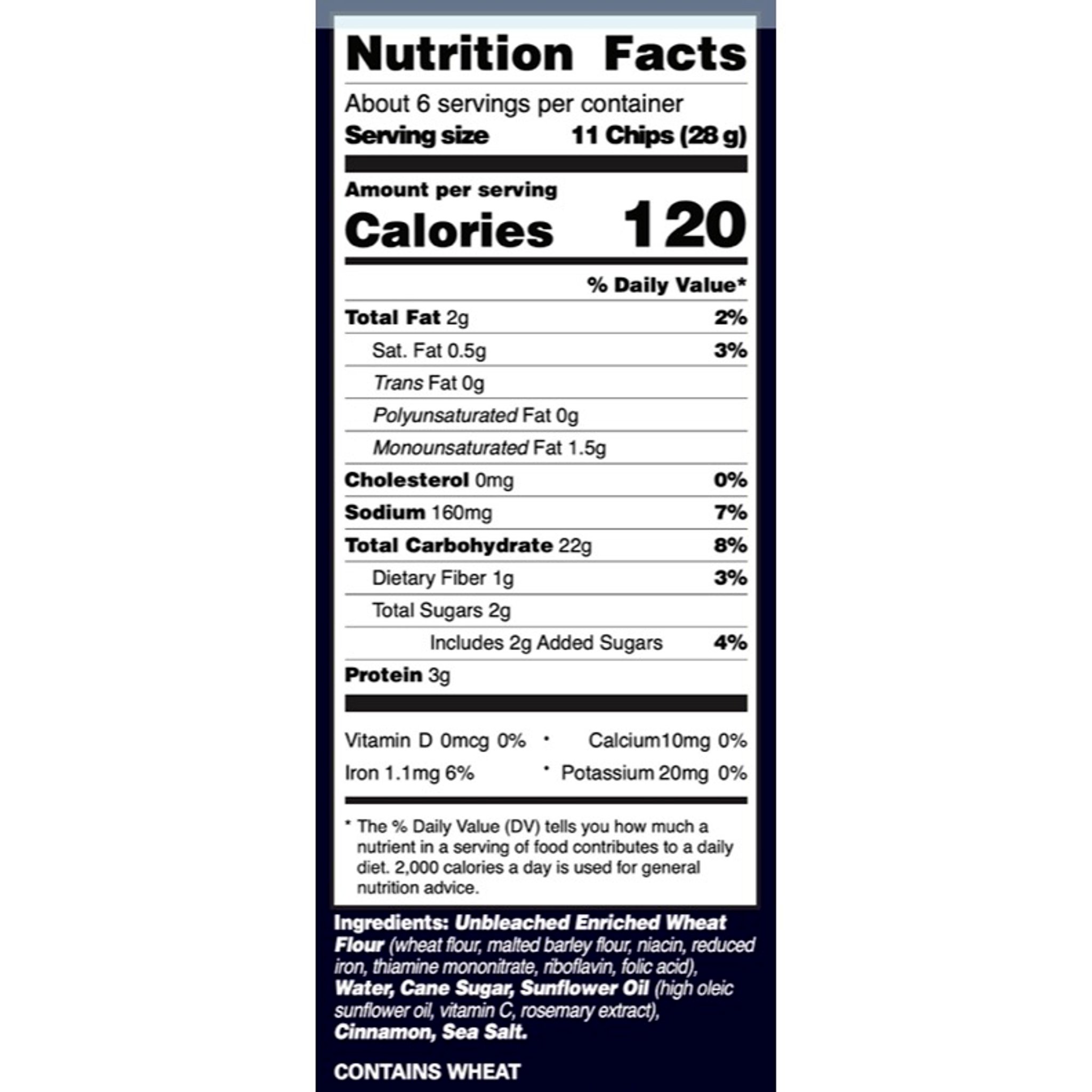 nutrition facts