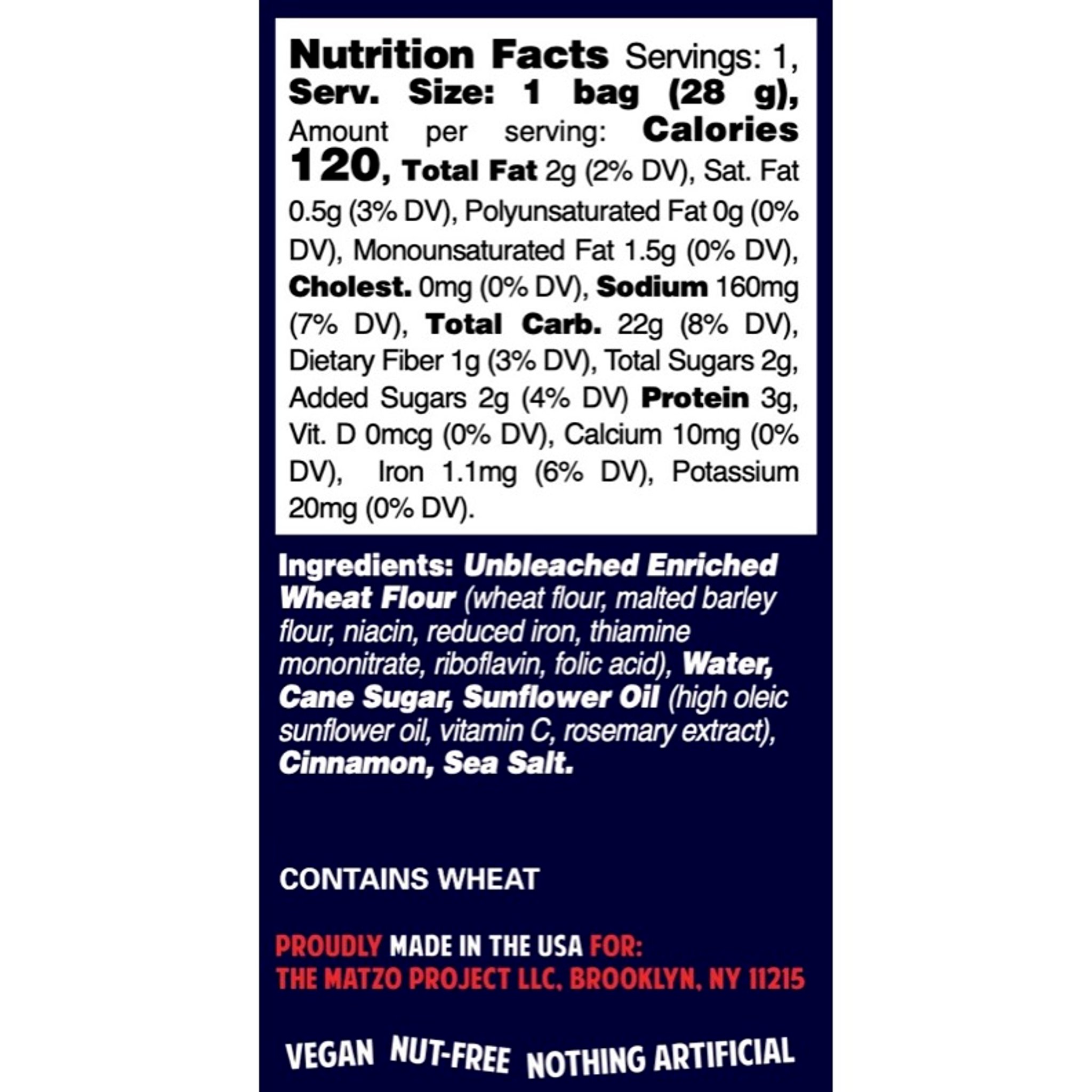 nutrition facts