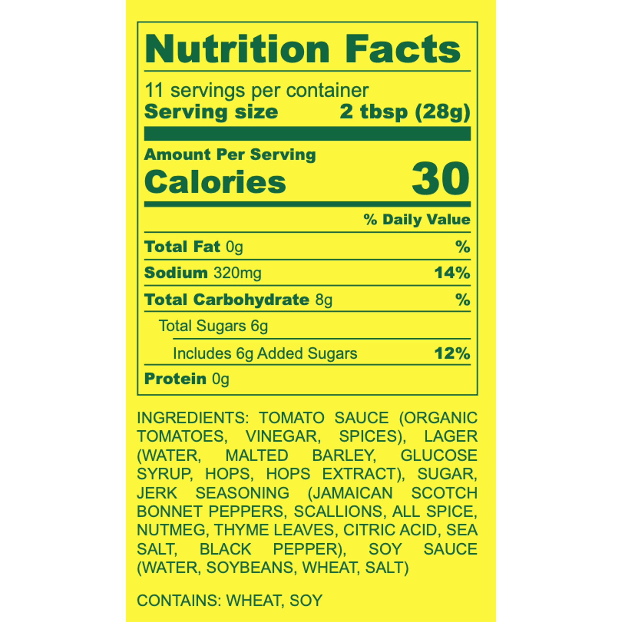 nutrition facts