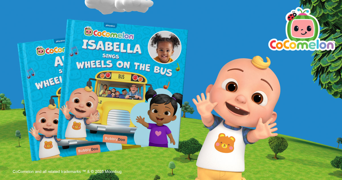 Wheels on the Bus BubblyDoo Personalized Children's