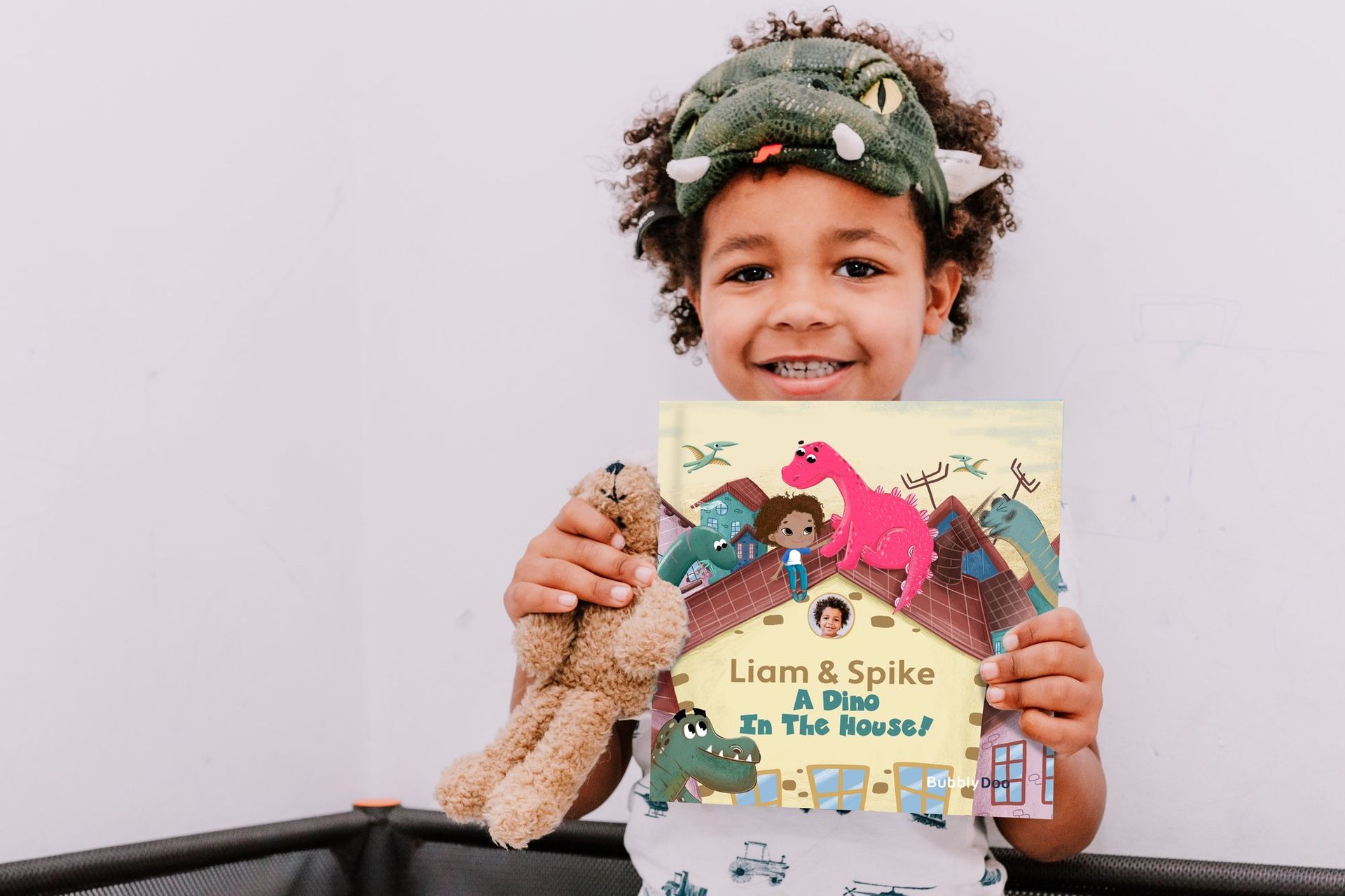 Your kid and their own dino friend in one book!