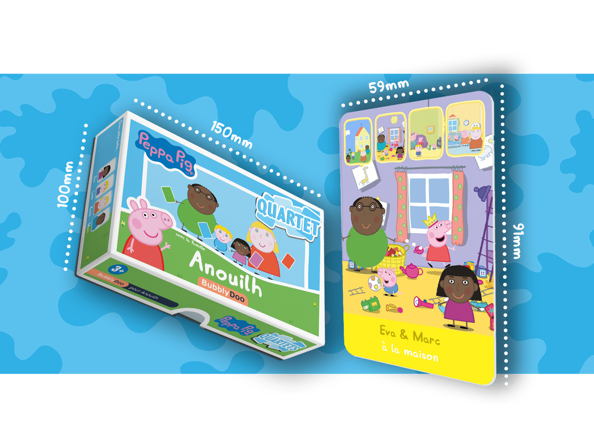 BubblyDoo  Livres Personnalisés - Peppa Pig Quartet