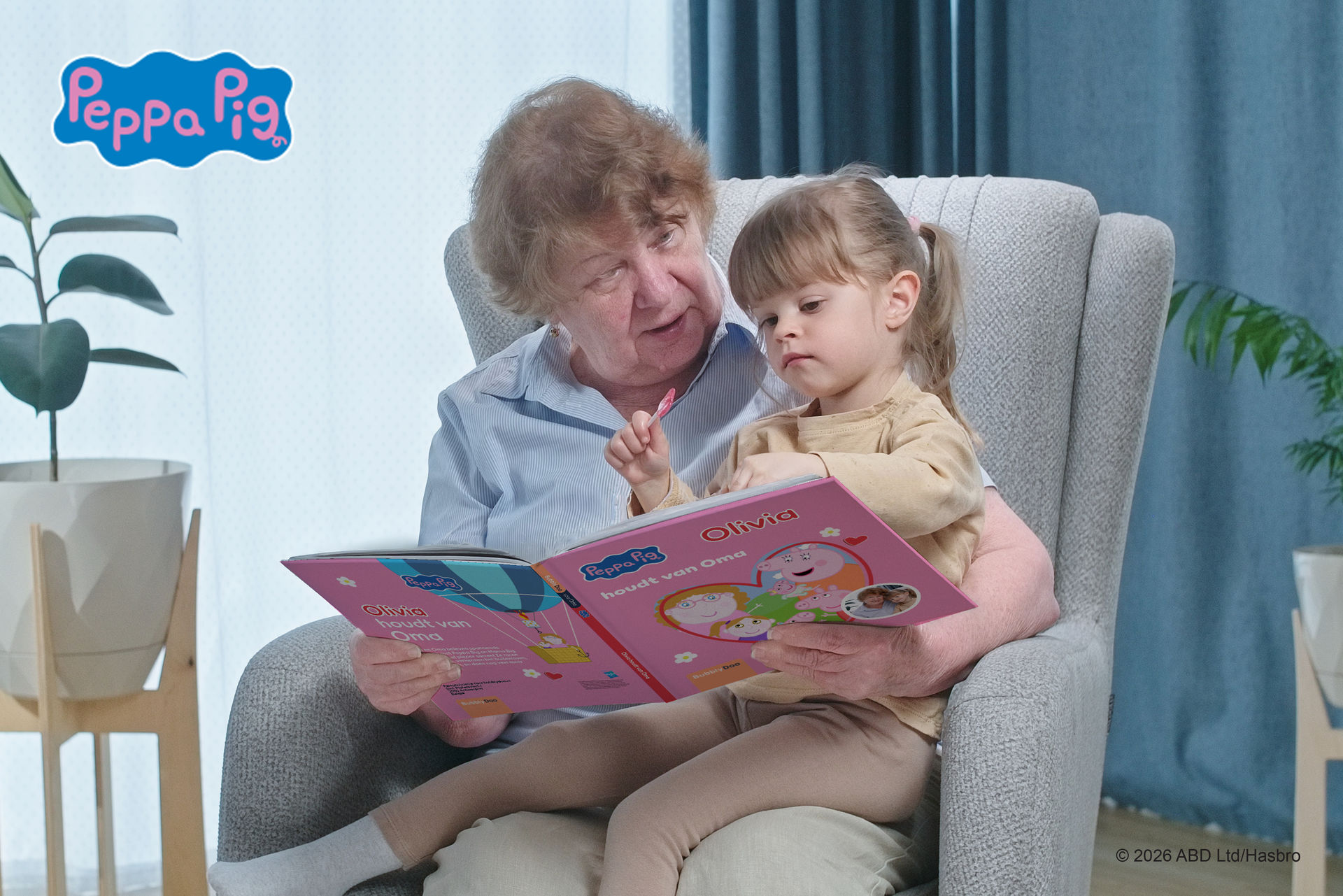 Jouw kinderen en hun favoriete persoon samen in een Peppa Big-boek!