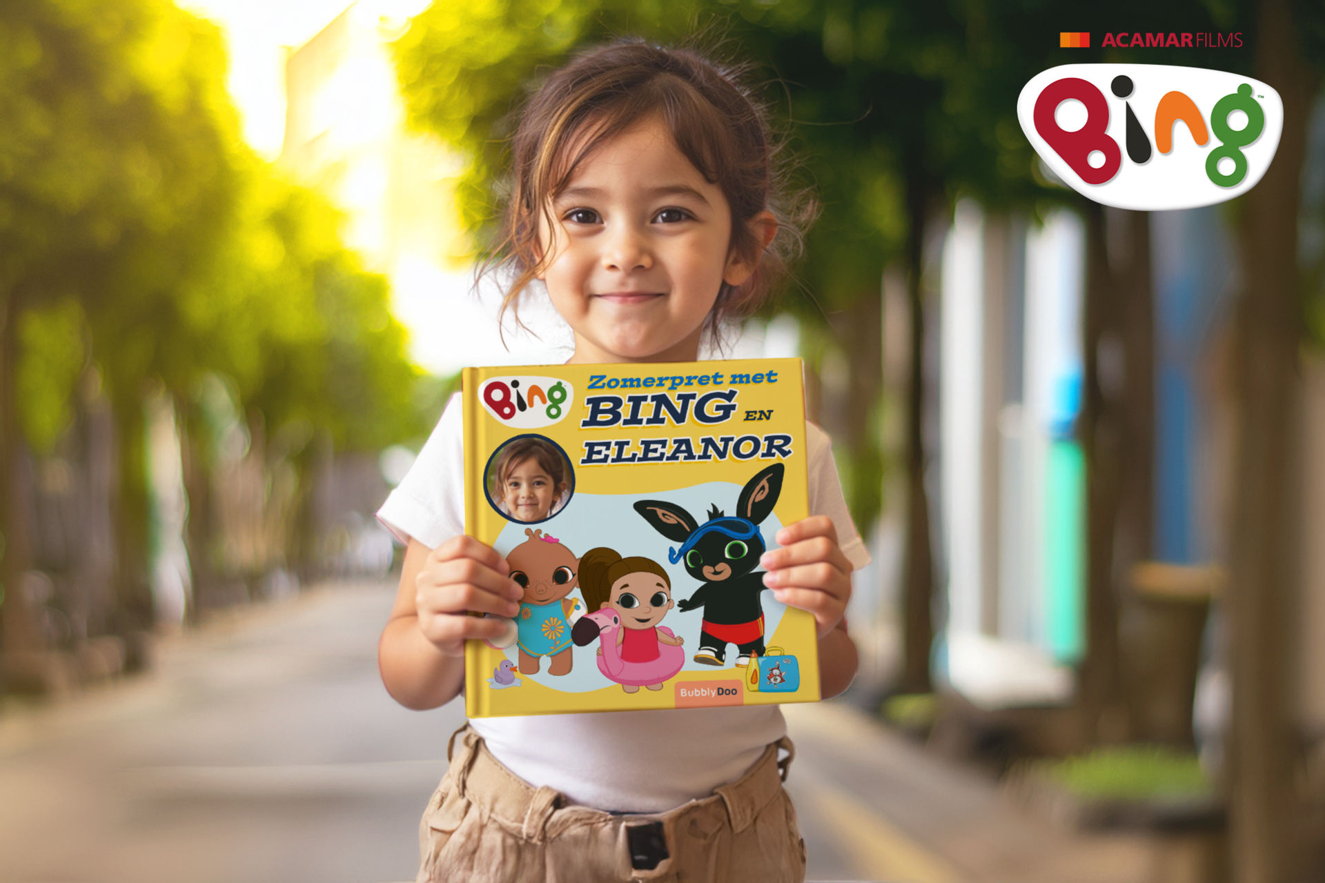 Jouw kind en Bing samen in een boek!