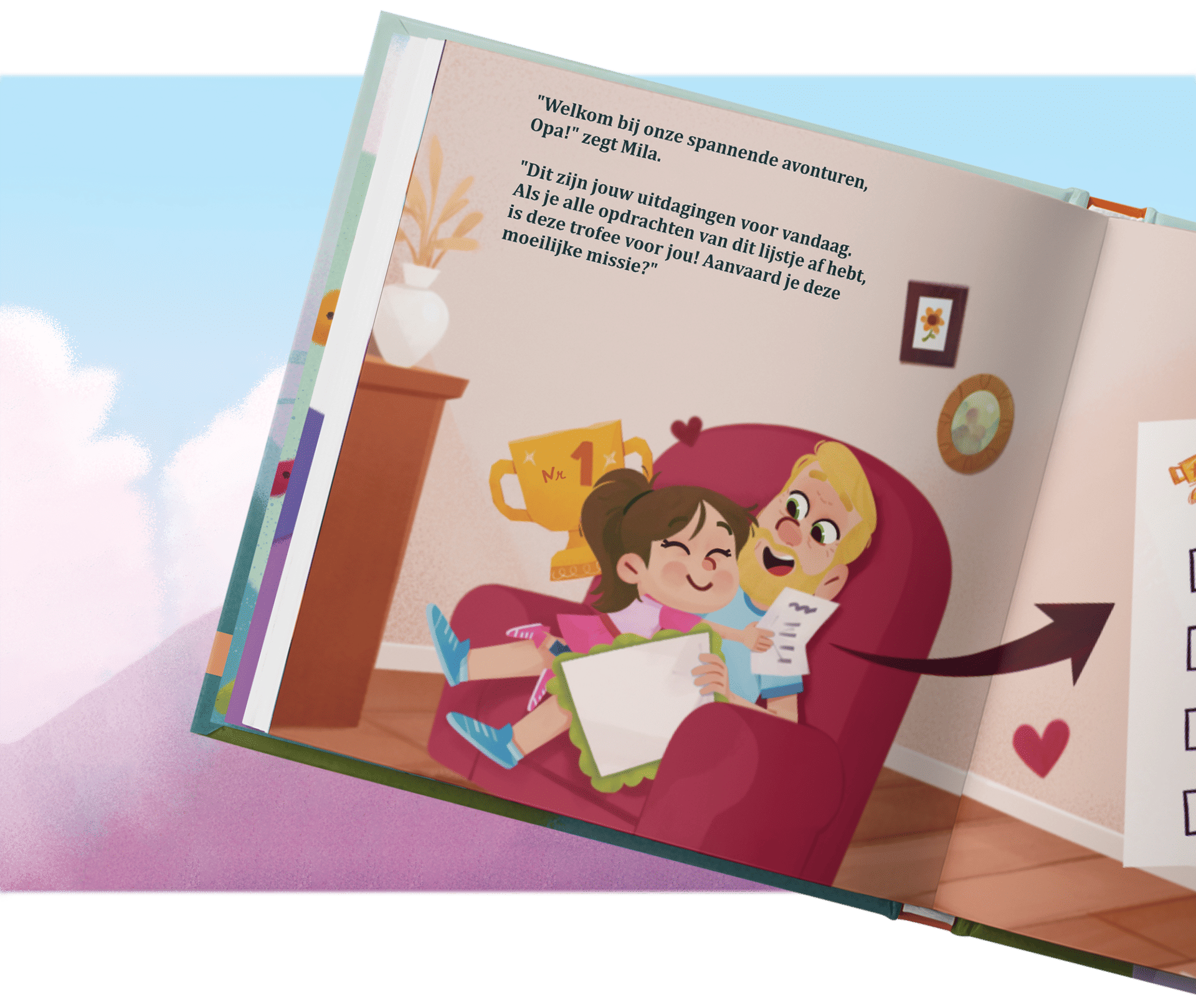 Jouw kinderen ontdekken overal gepersonaliseerde details.
