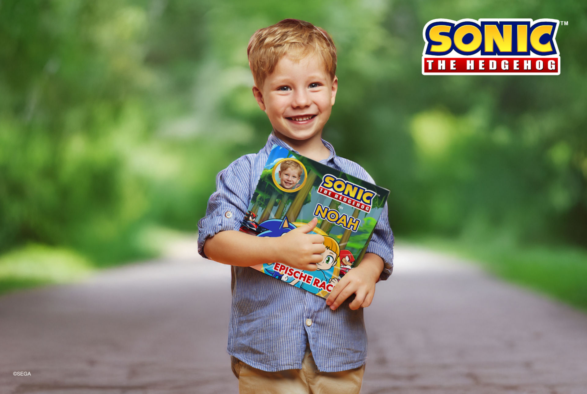 Je kind en Sonic the Hedgehog samen in één boek!
