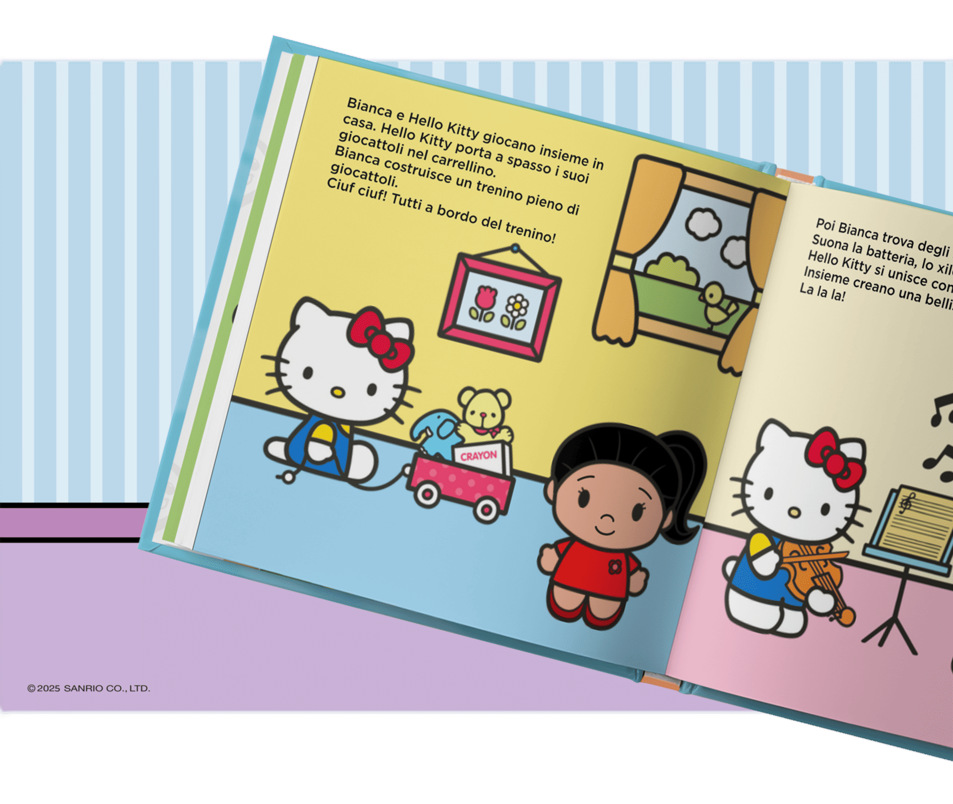 La tua bimba o il tuo bimbo scoprirà tantissimi dettagli personalizzati