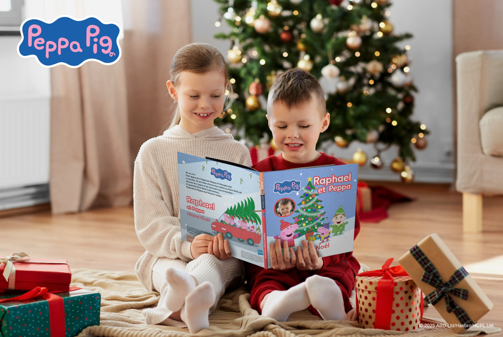 Votre enfant et Peppa Pig réunis dans un même livre