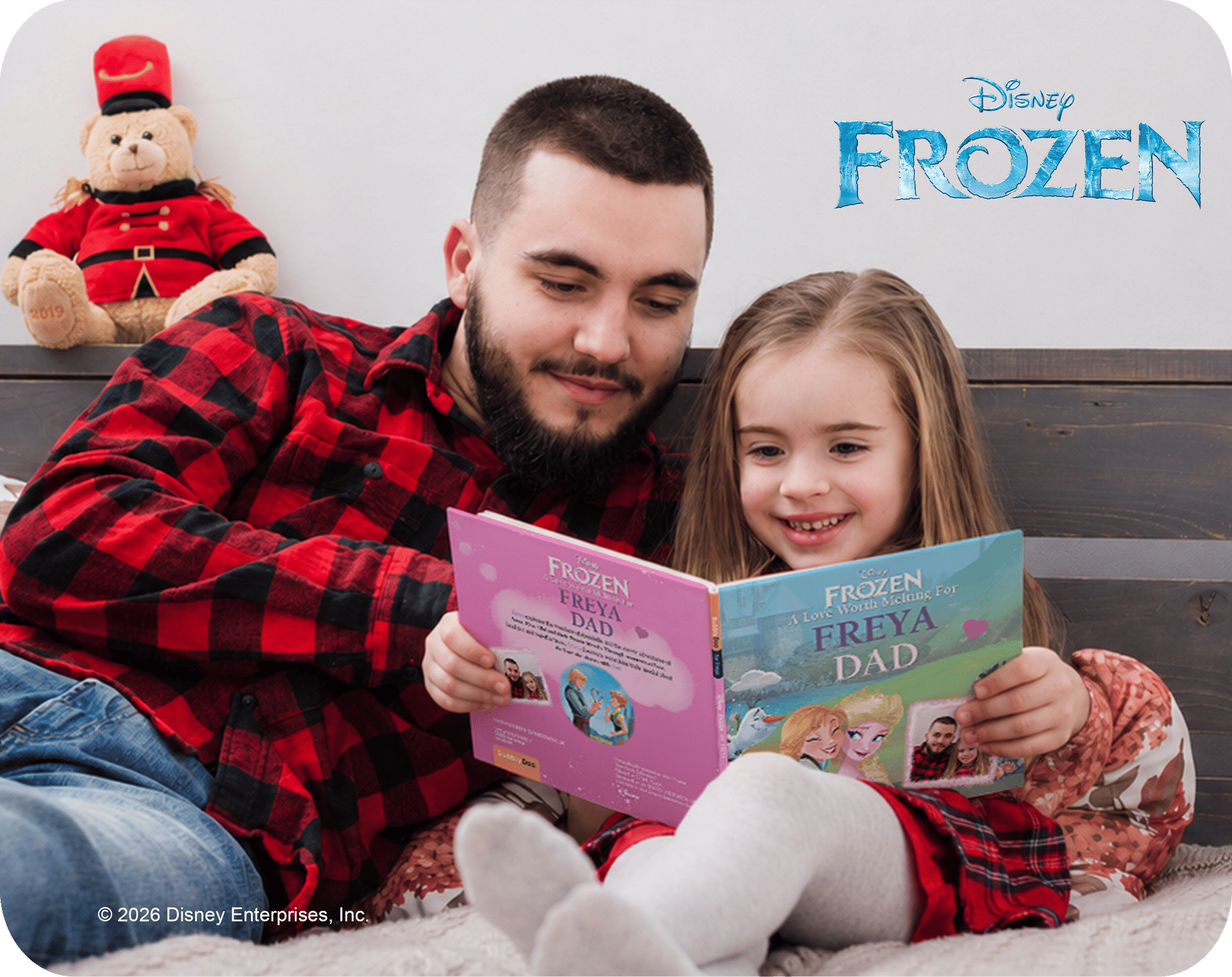 Your child together with Anna, Elsa and Olaf in one story!