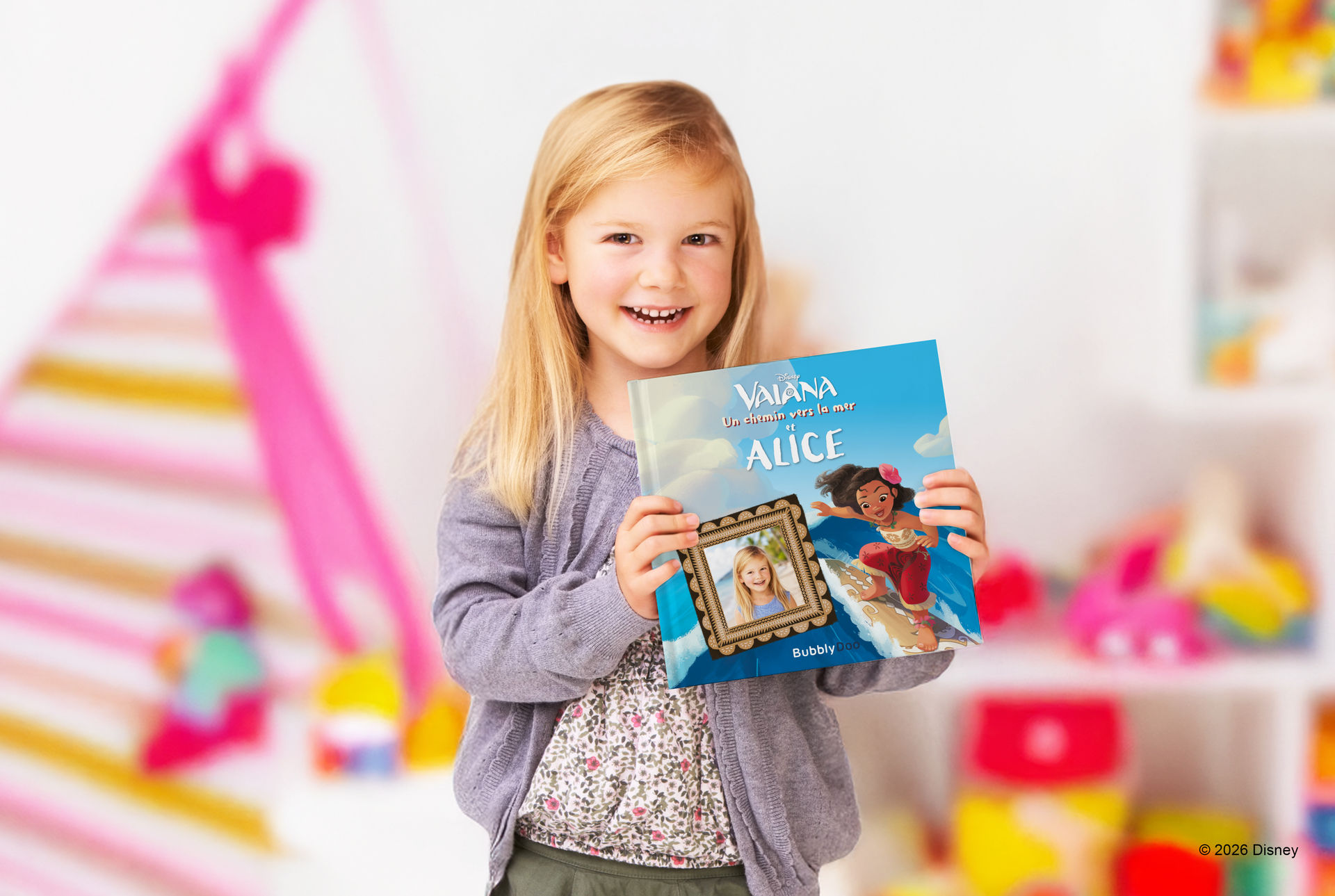 Votre enfant et Vaiana réunis dans la même histoire !