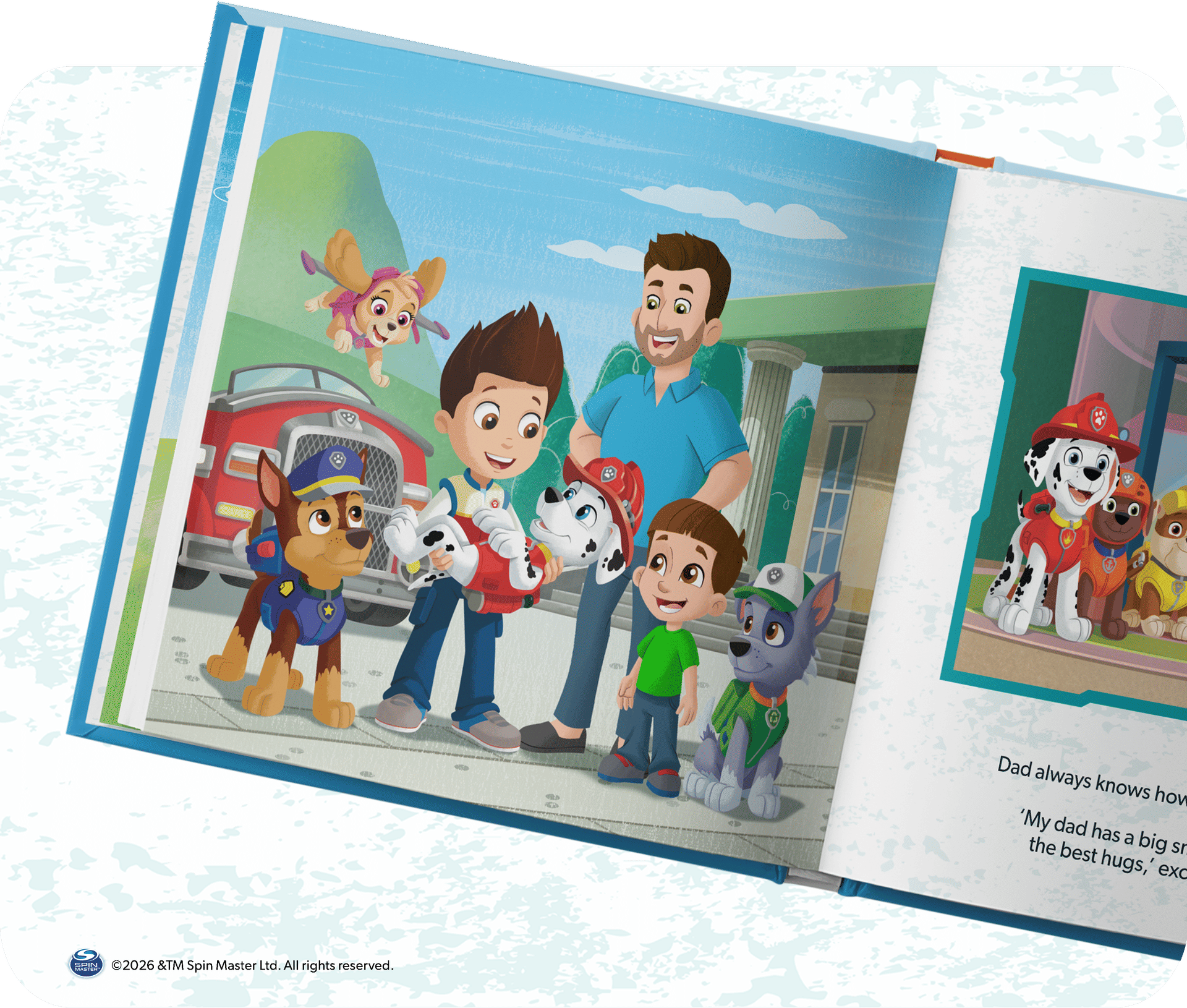 Dad and child will discover personalised details everywhere