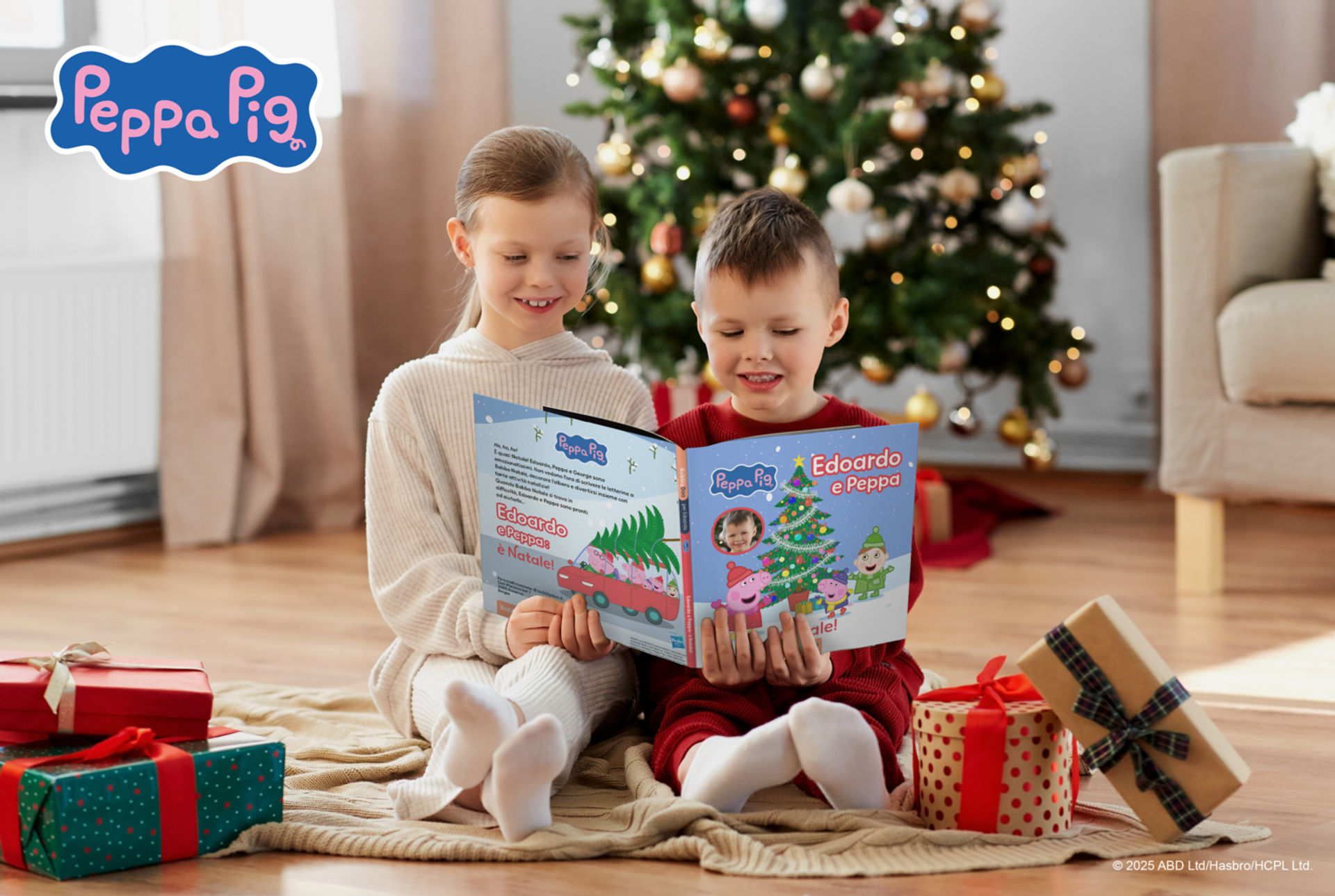 La tua bimba o il tuo bimbo e Peppa Pig insieme nello stesso libro!