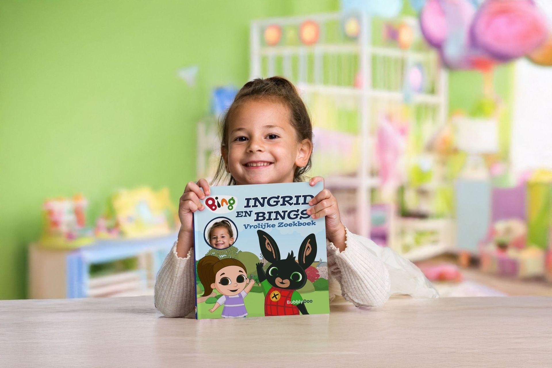 Jouw kind en Bing samen in een boek!