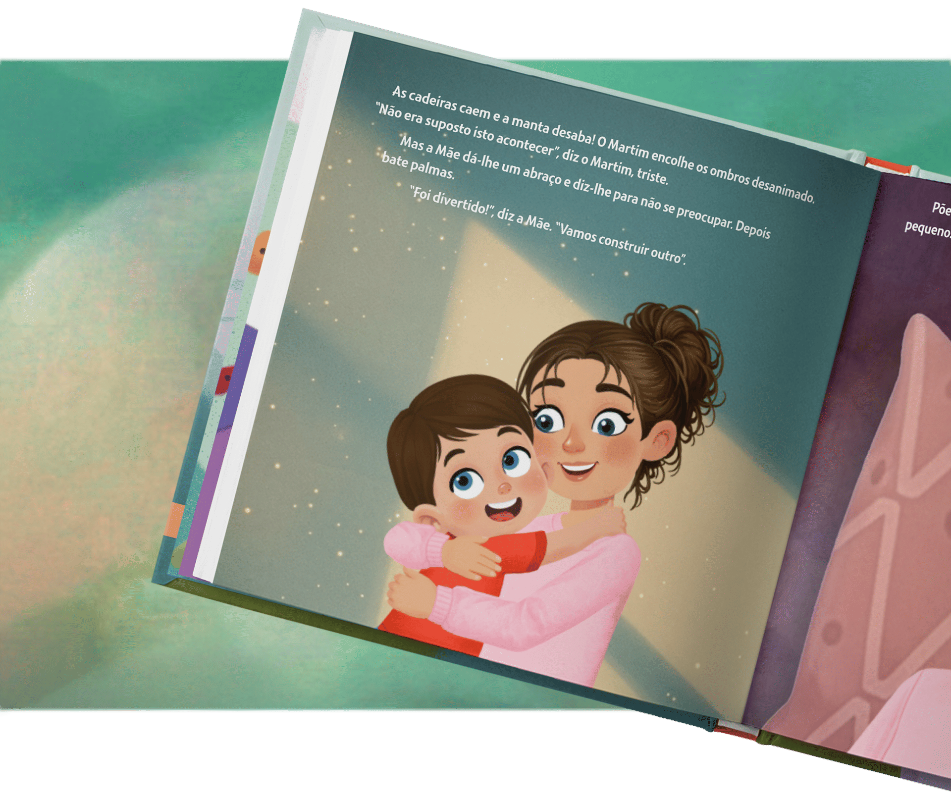 Os seus filhos vão descobrir detalhes personalizados em todo o lado