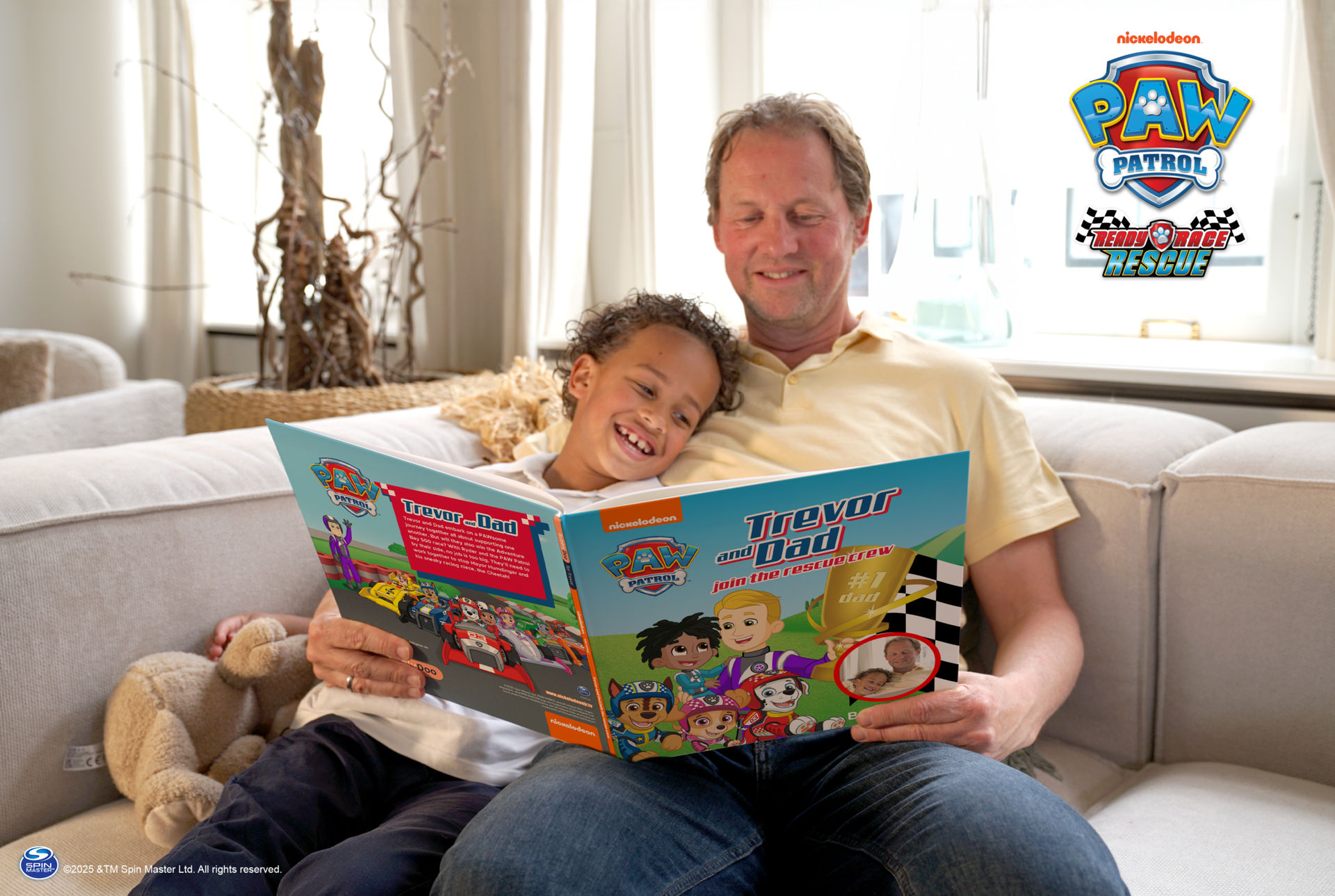 Your child and the PAW Patrol together in one book!