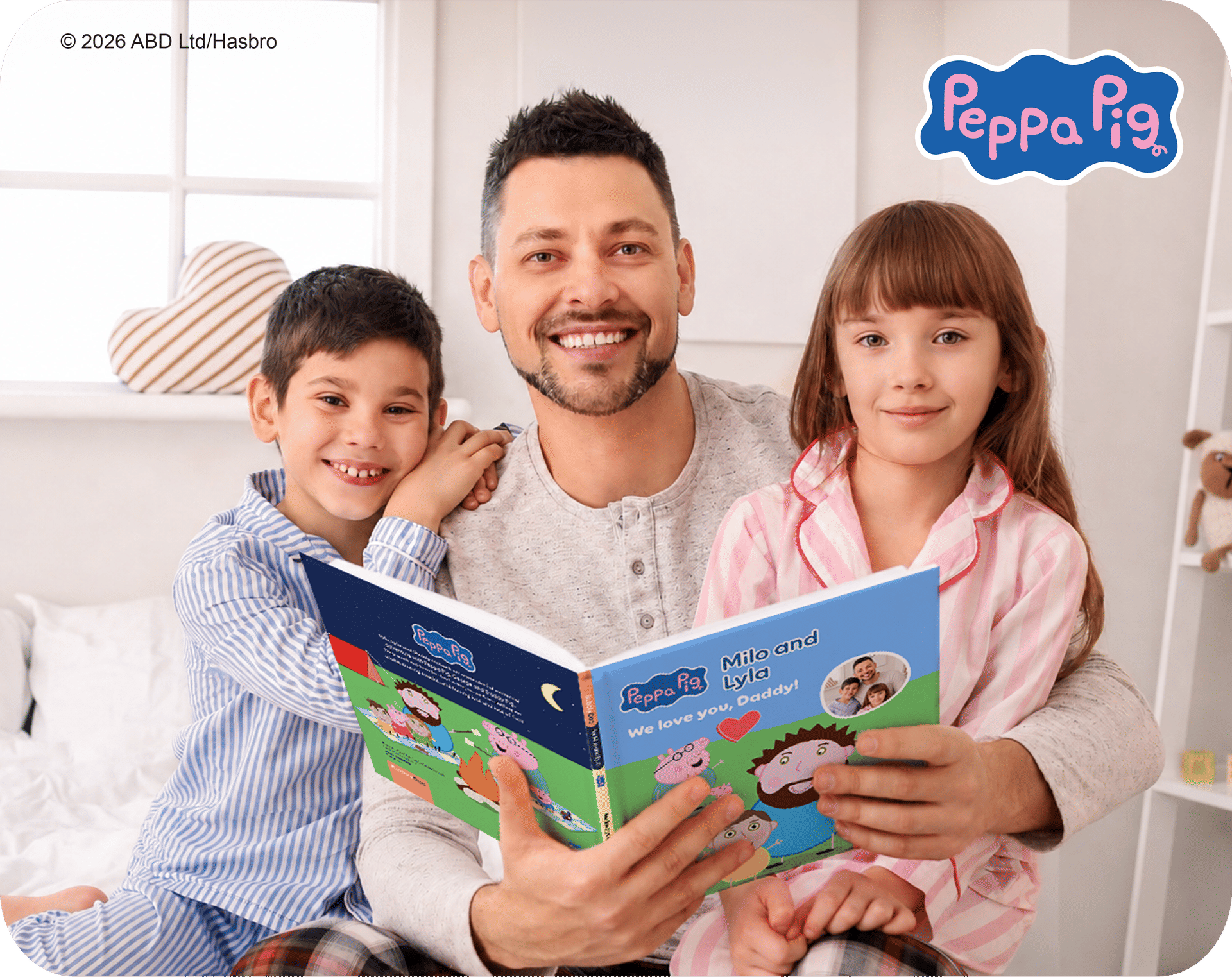 Your child and Peppa Pig together in one book!