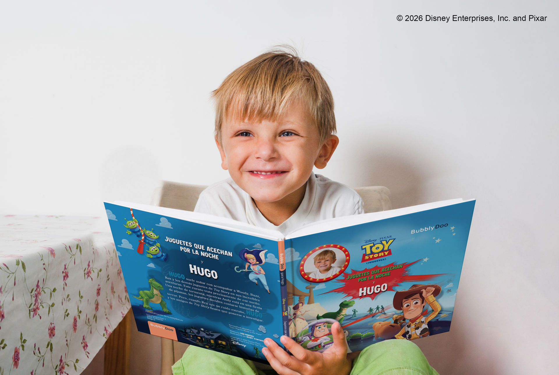 Tu hija o hijo, Woody y Buzz, juntos en un mismo libro