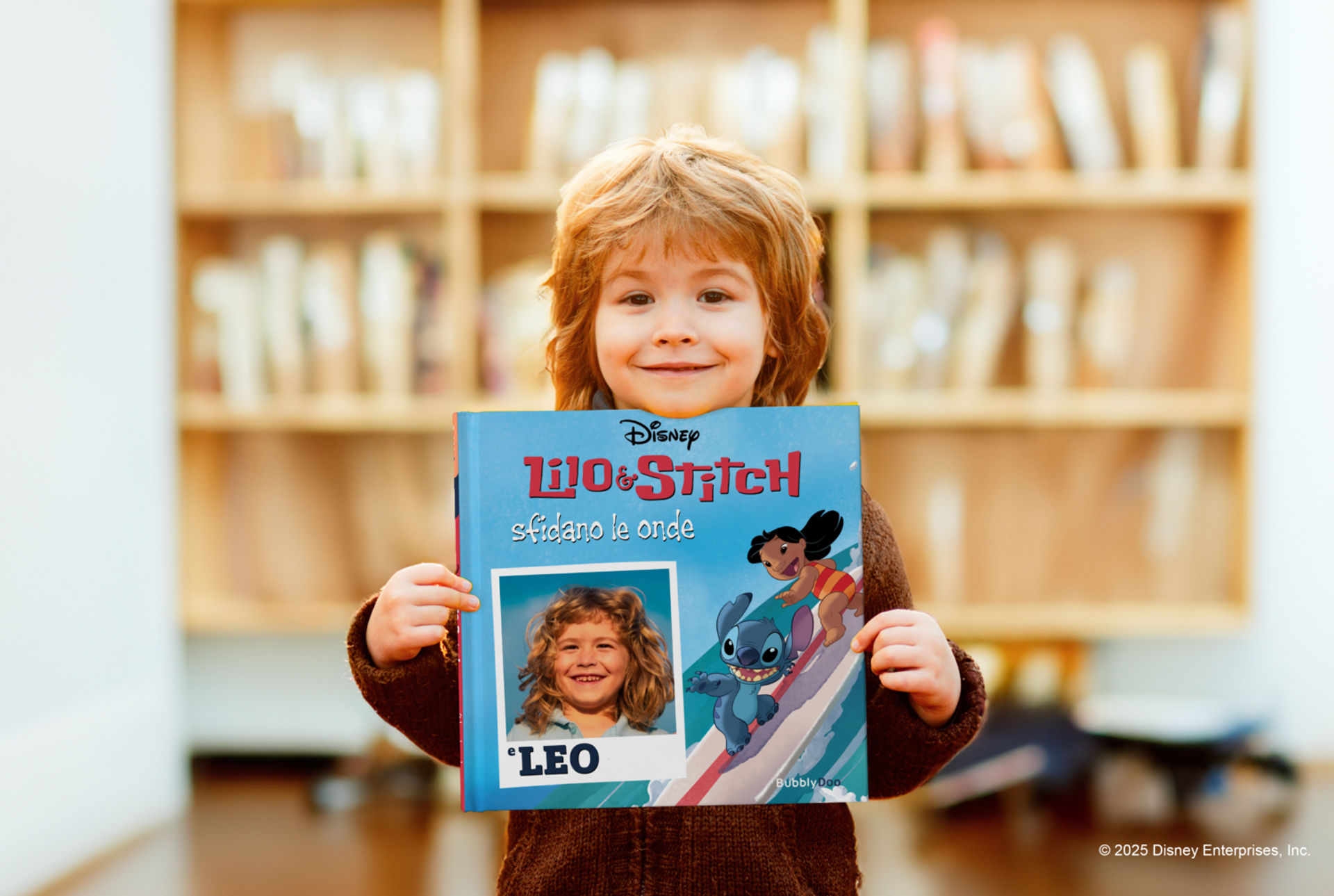 La tua bimba o il tuo bimbo e Lilo&Stitch insieme nello stesso libro!
