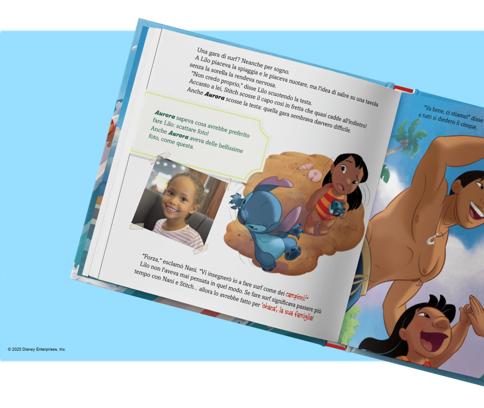 La tua bimba o il tuo bimbo scoprirà tantissimi dettagli personalizzati